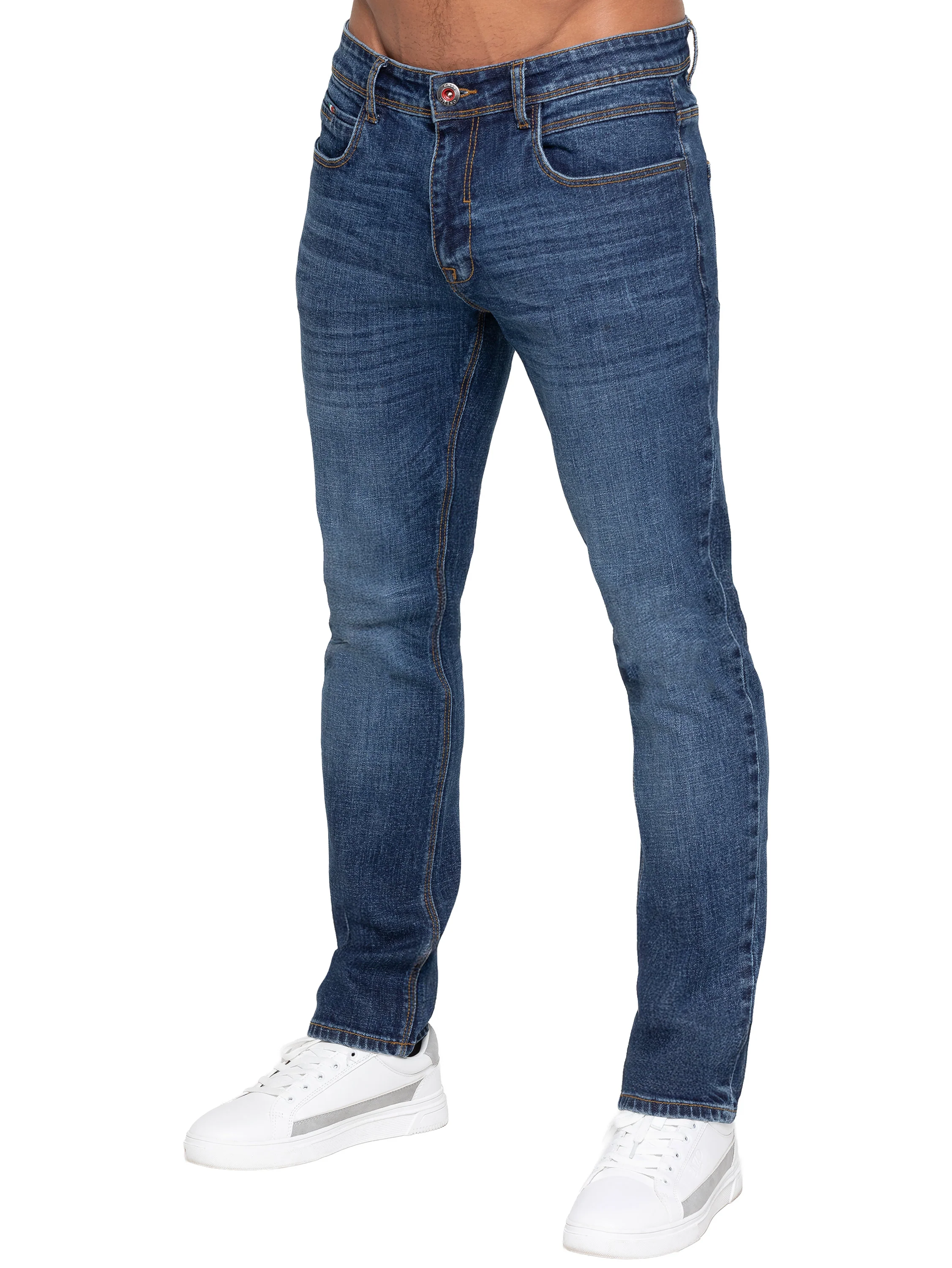 Adone Tapered Fit Jeans - Blue - Image 5