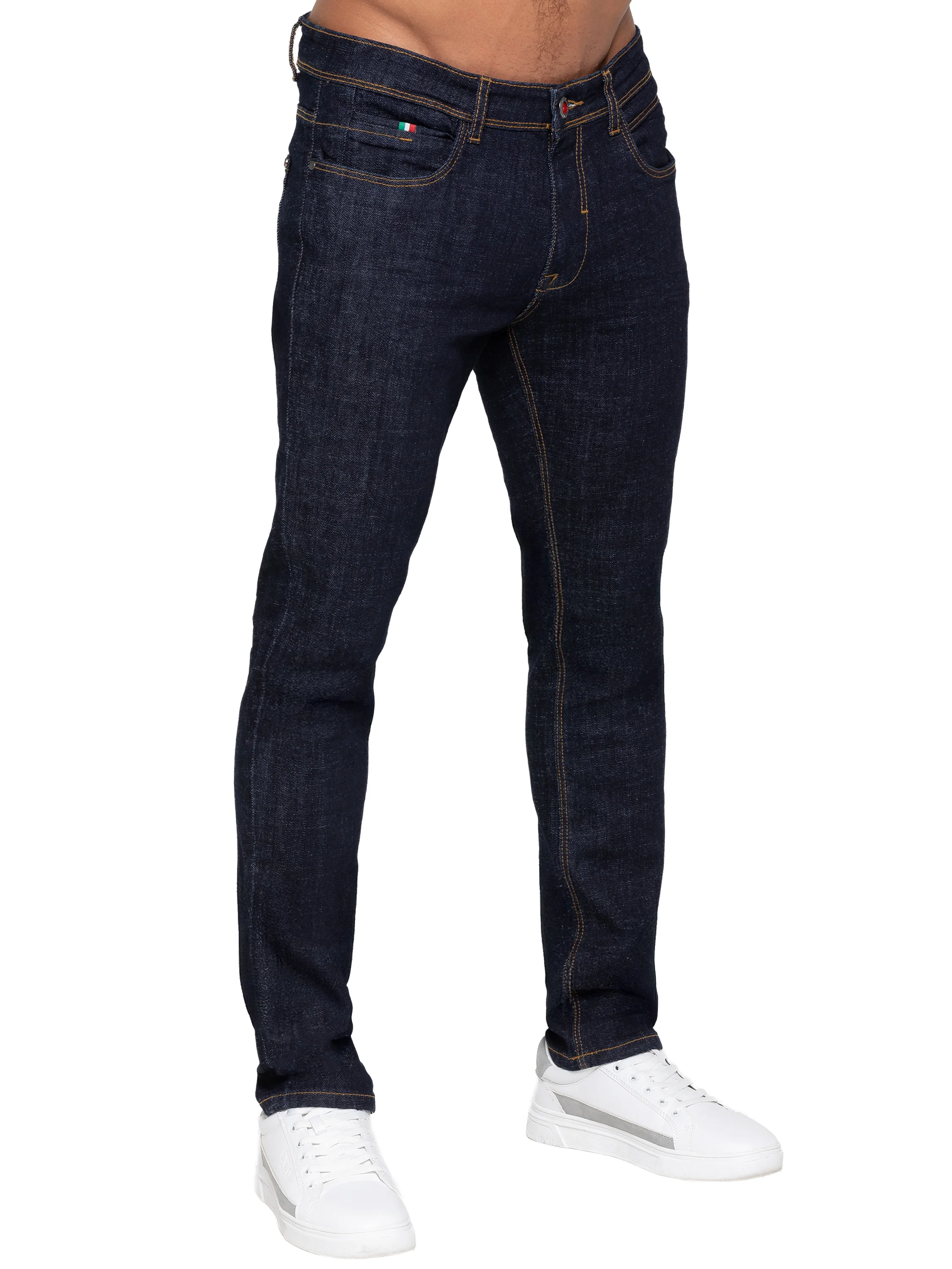 Adone Tapered Fit Jeans - Indigo - Image 5