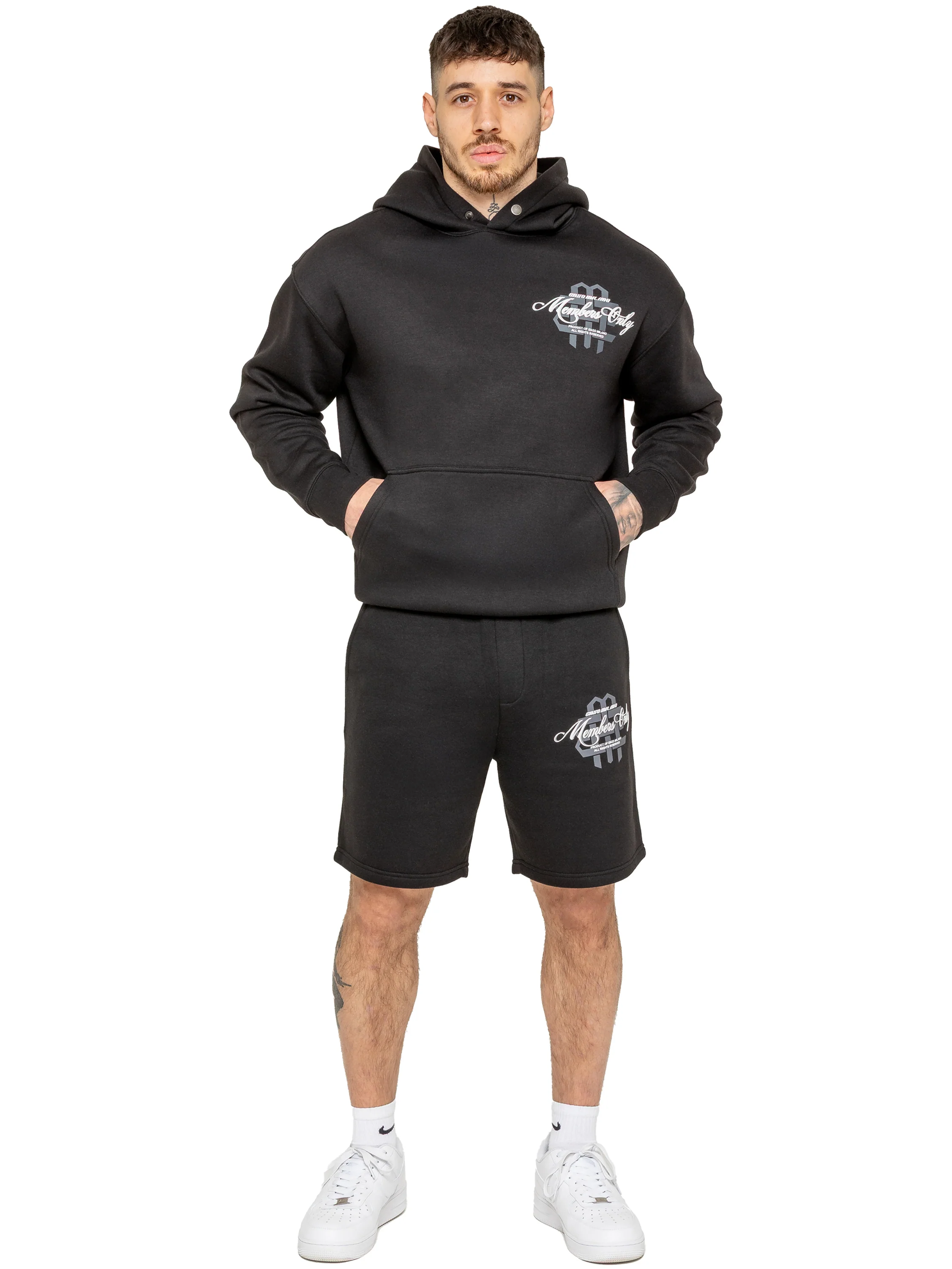 Amadeo Members Graphic Hoodie - Black - Image 2