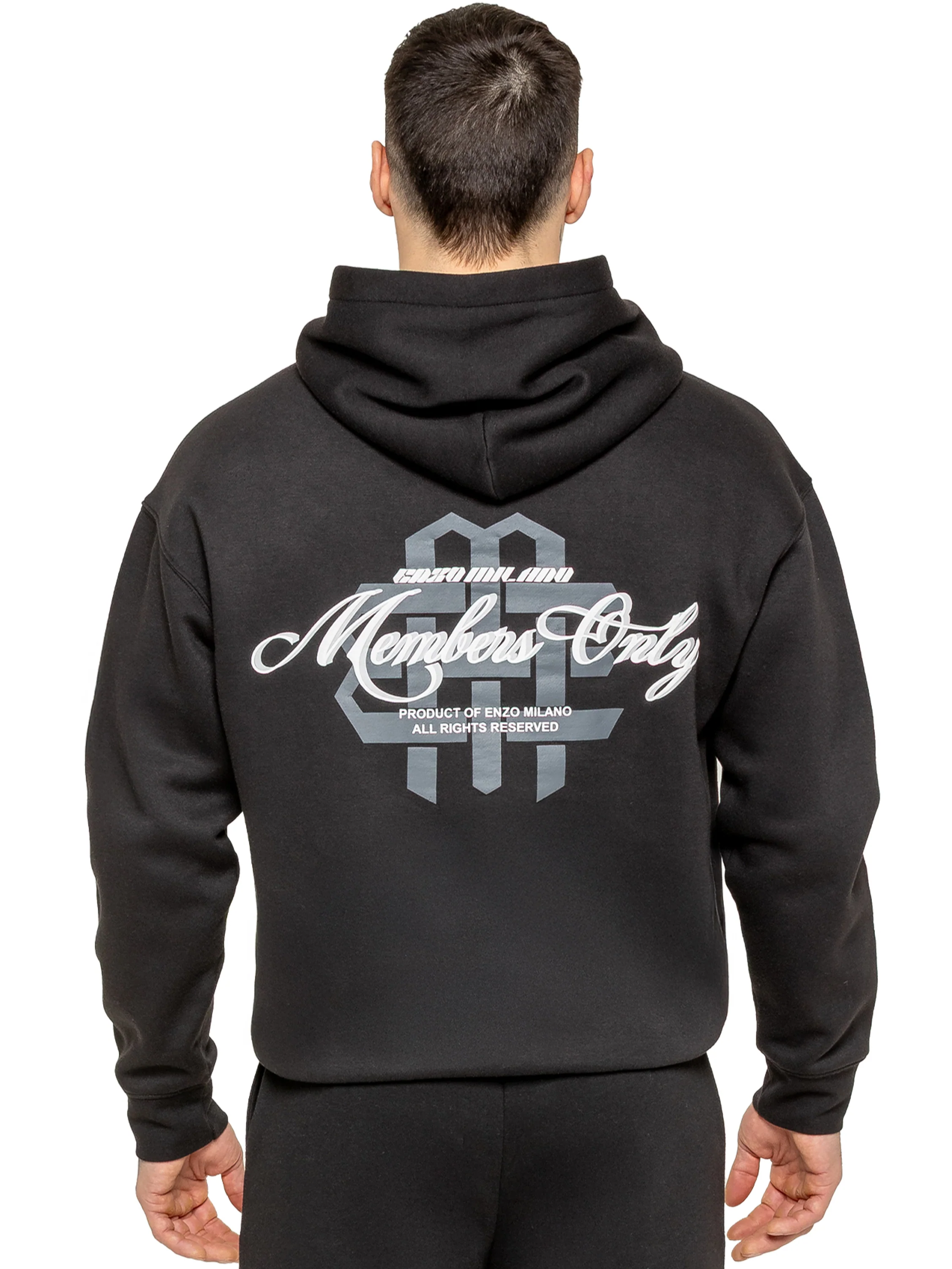 Amadeo Members Graphic Hoodie - Black - Image 3