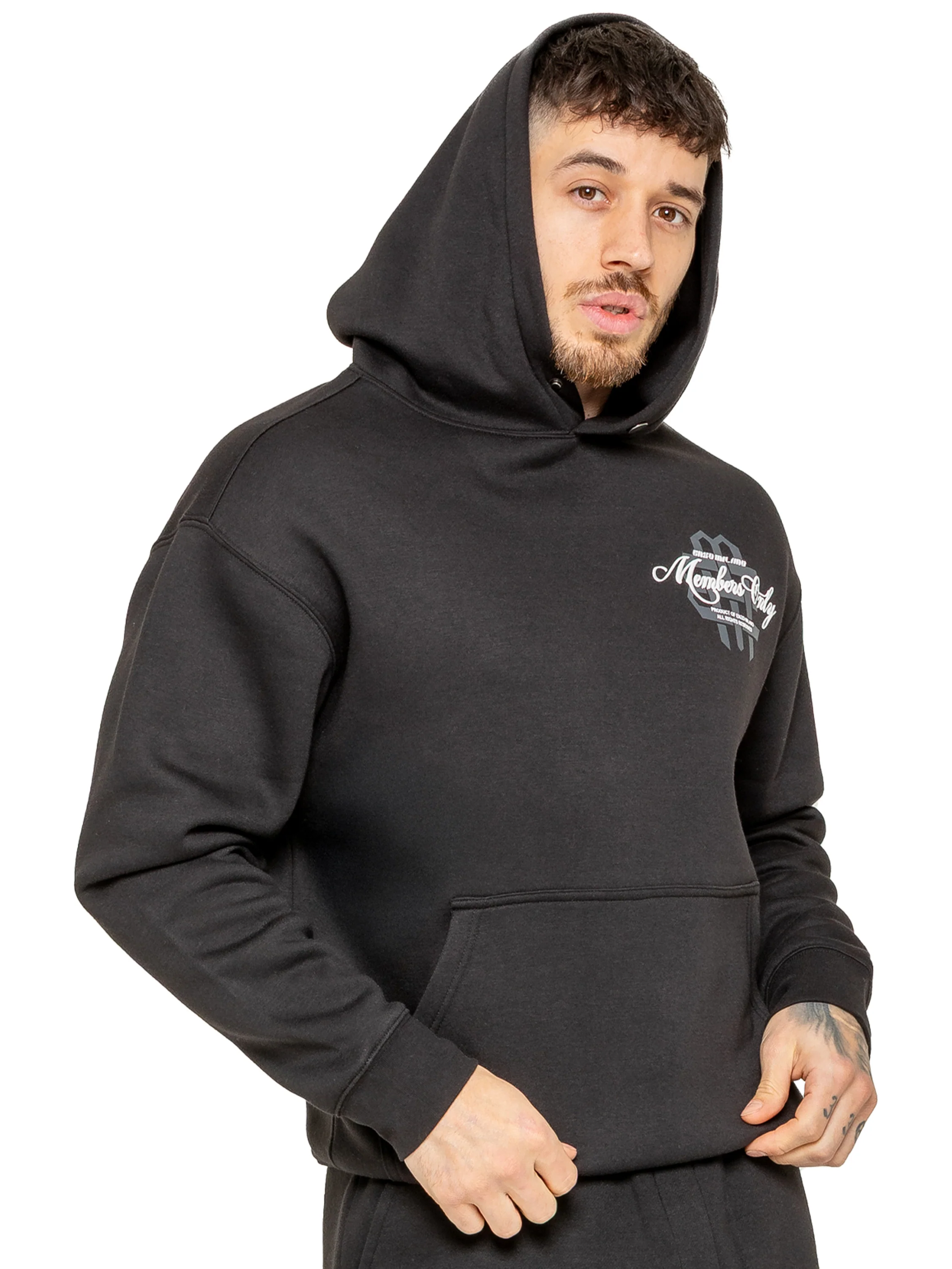 Amadeo Members Graphic Hoodie - Black - Image 4