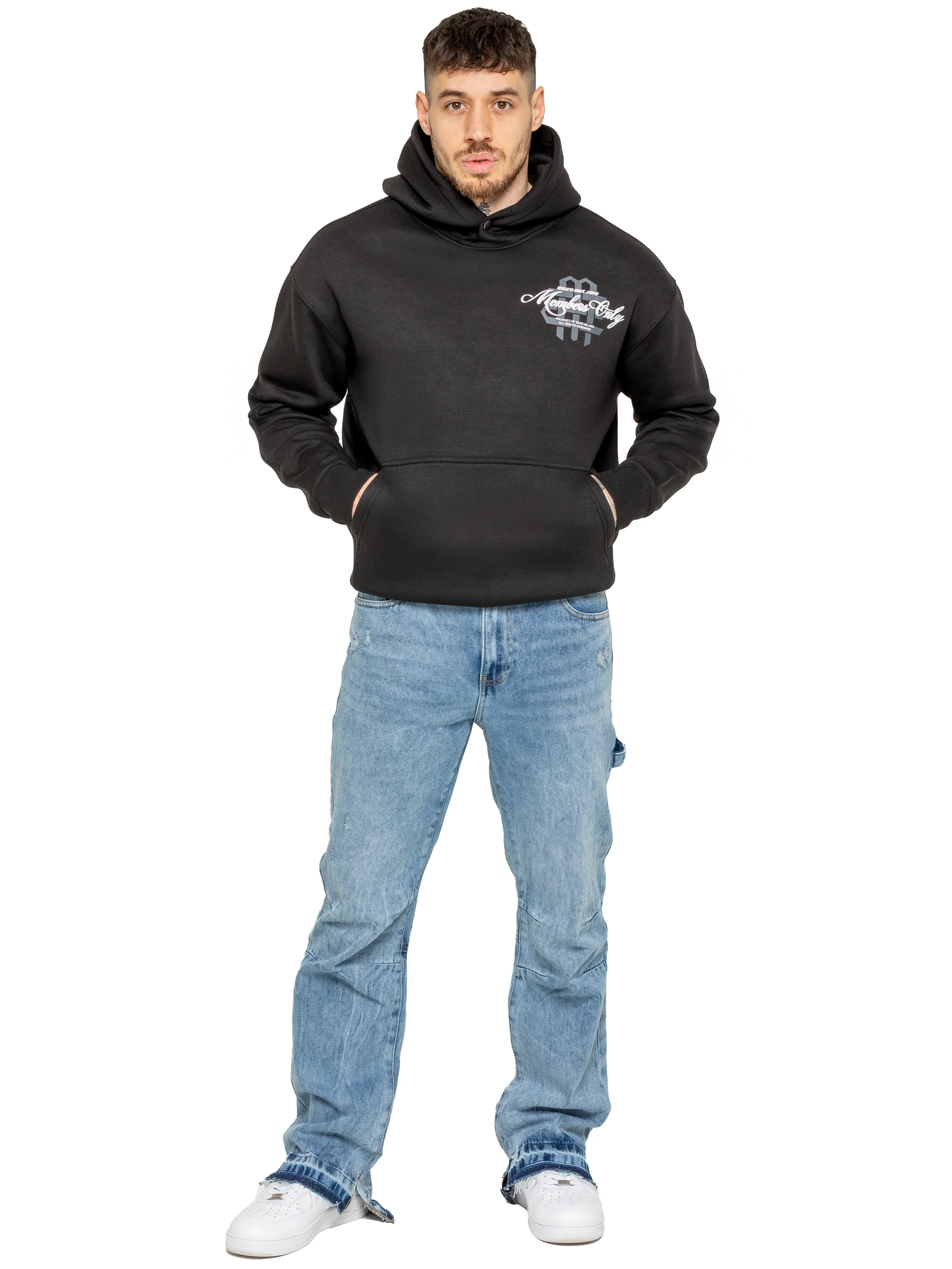 Amadeo Members Graphic Hoodie - Black - Image 5