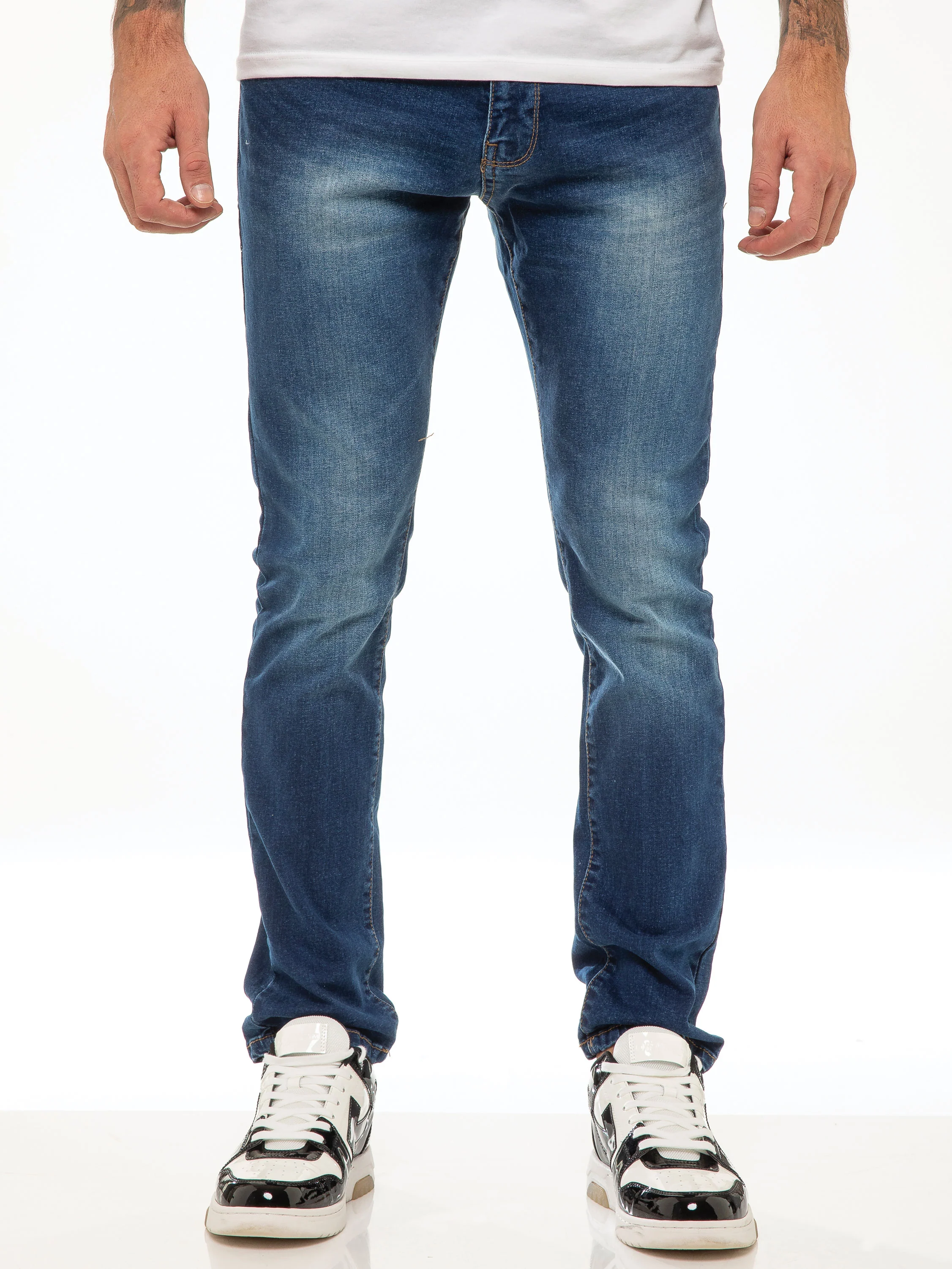 Andre Slim Stretch Jeans - Blue - Image 3