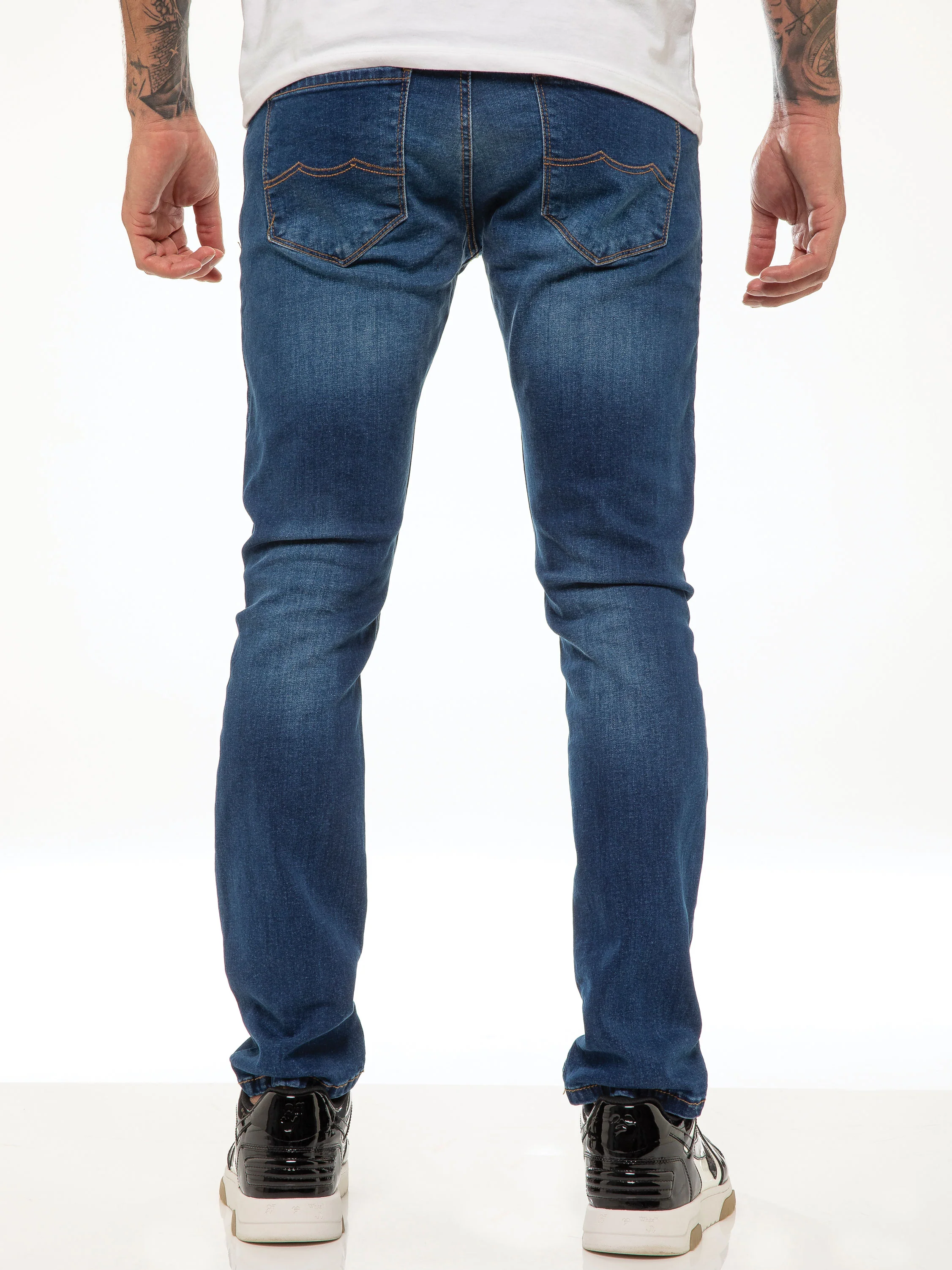 Andre Slim Stretch Jeans - Blue - Image 5