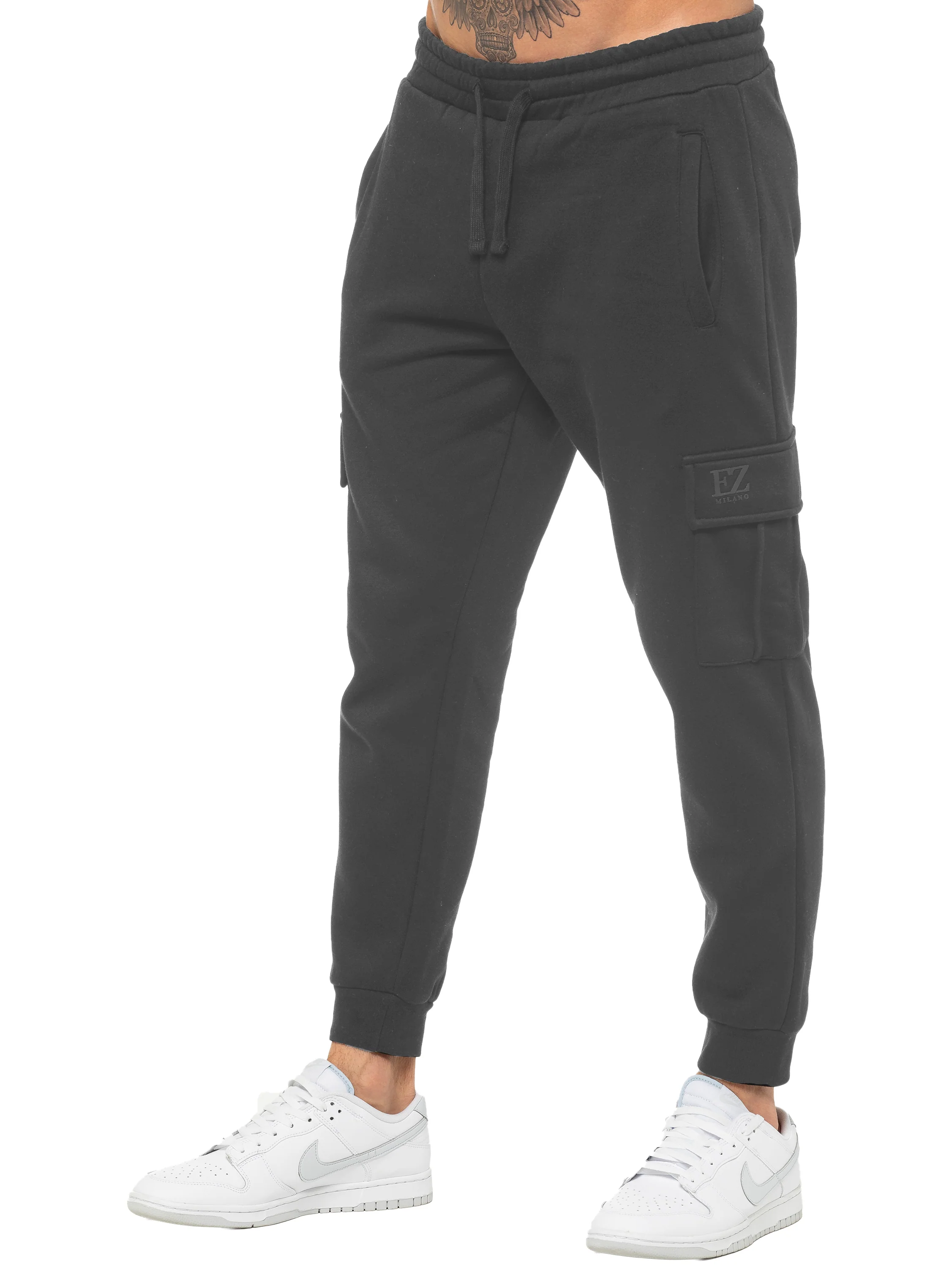 Archer Fleece Cargo Jogger - Dark Grey