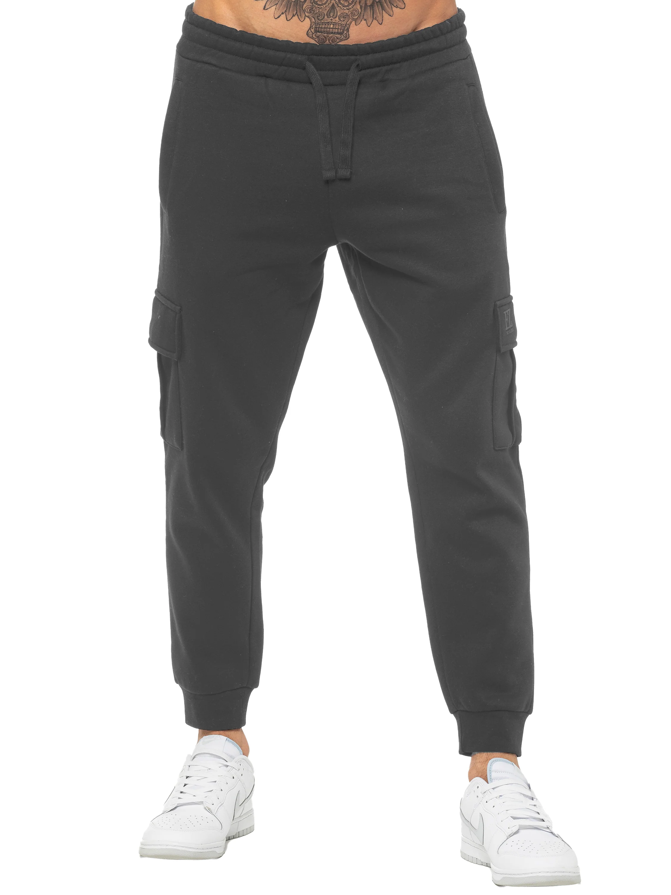 Archer Fleece Cargo Jogger - Dark Grey - Image 2