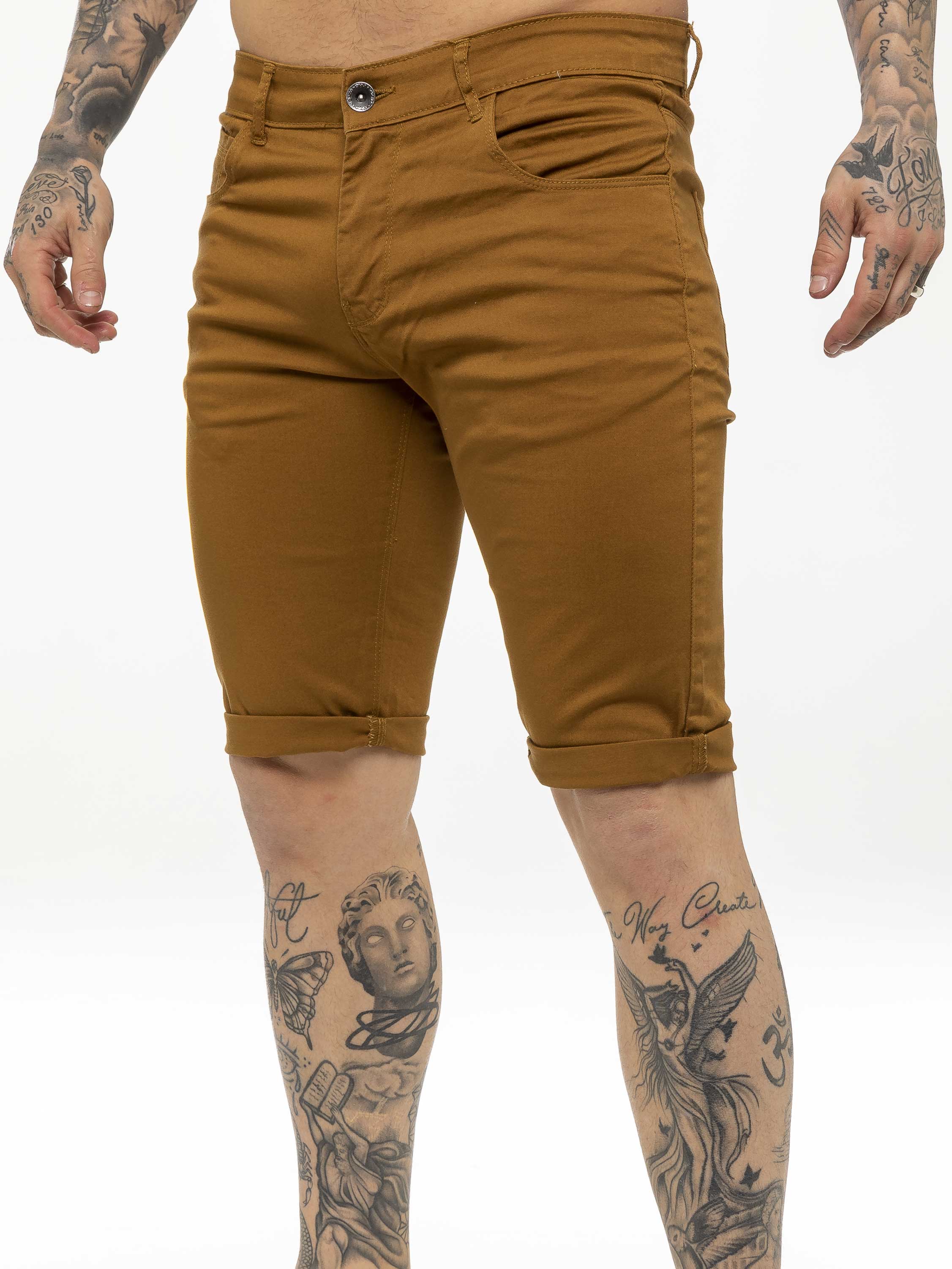 Blake Stretch Chino Shorts - Tan