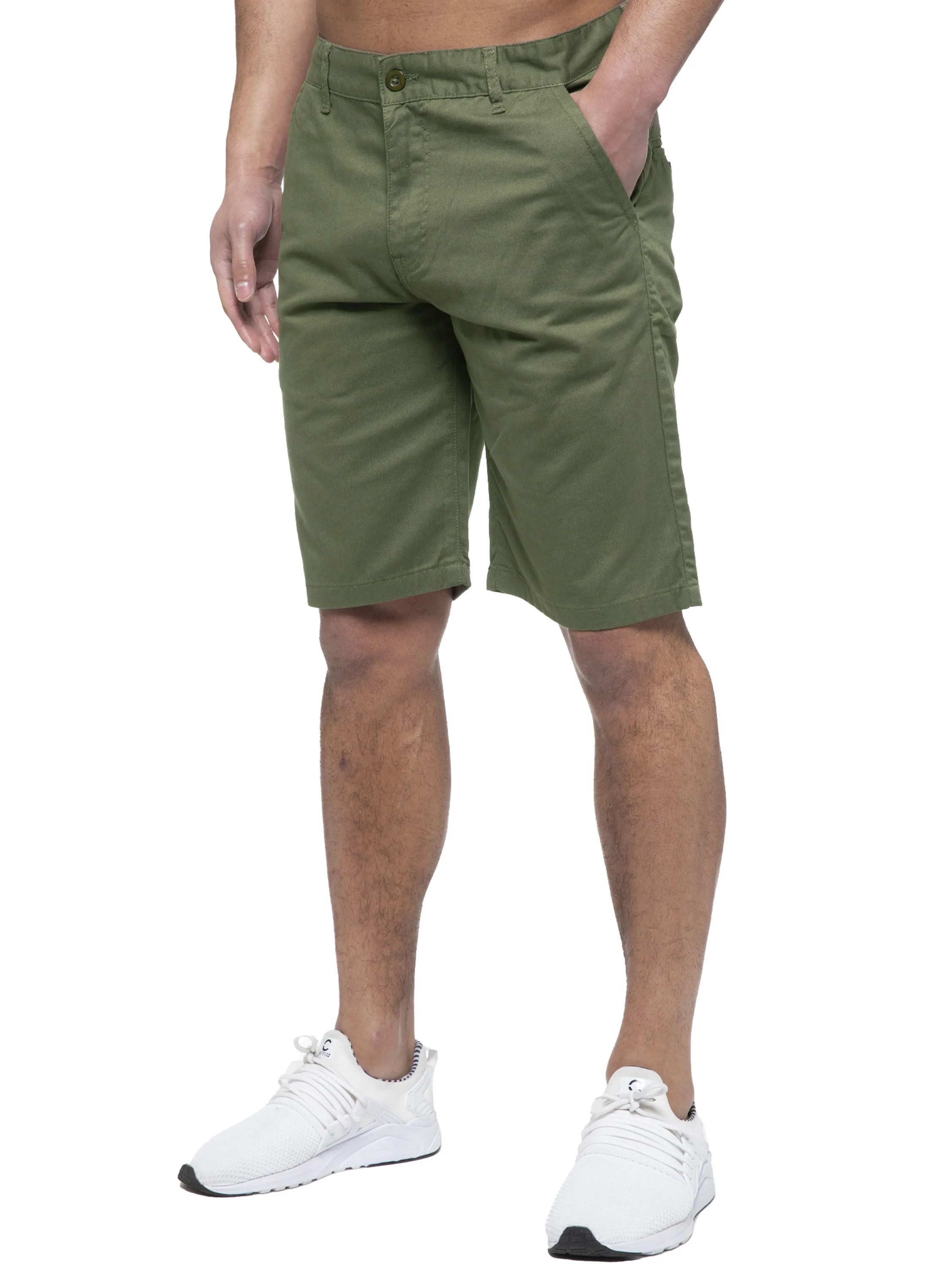 Brooks Cotton Chino Shorts - Khaki