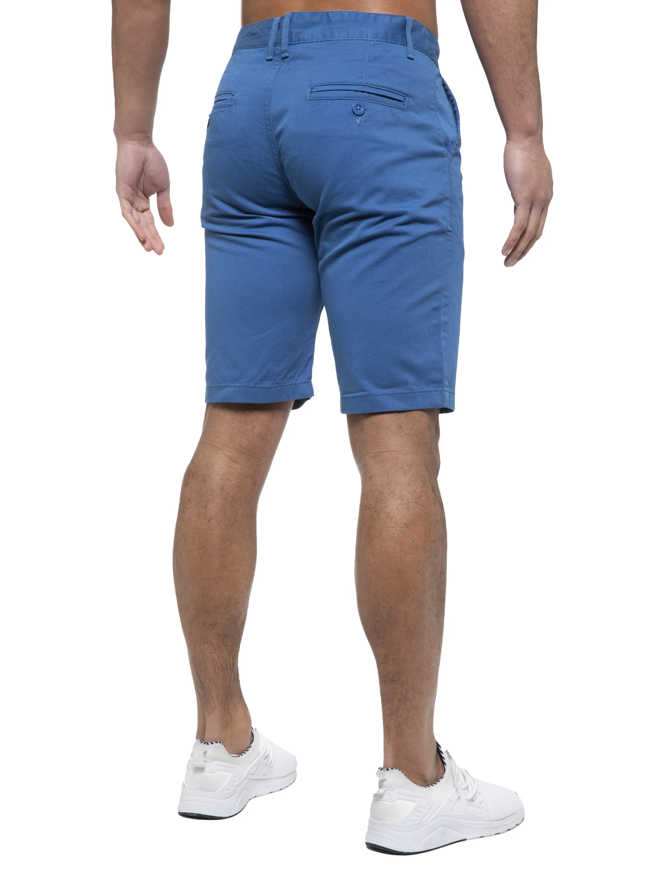 Brooks Cotton Chino Shorts - Royal Blue - Image 3