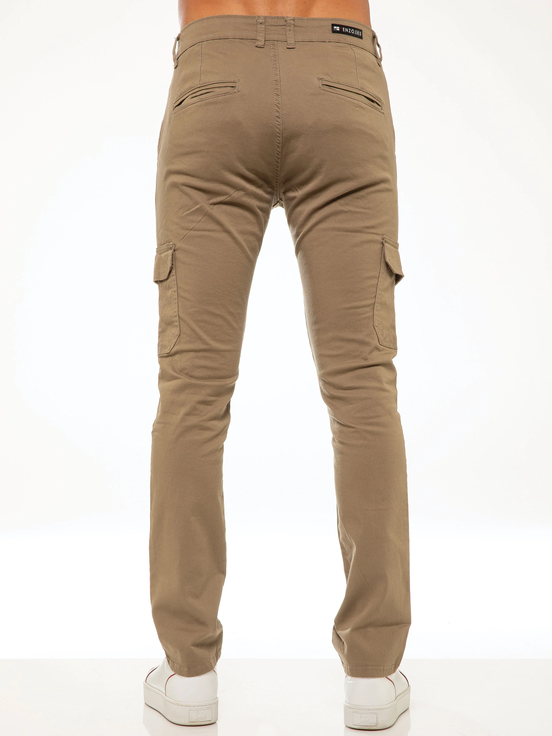 Bryce Stretch Cargo Pants - Beige - Image 5