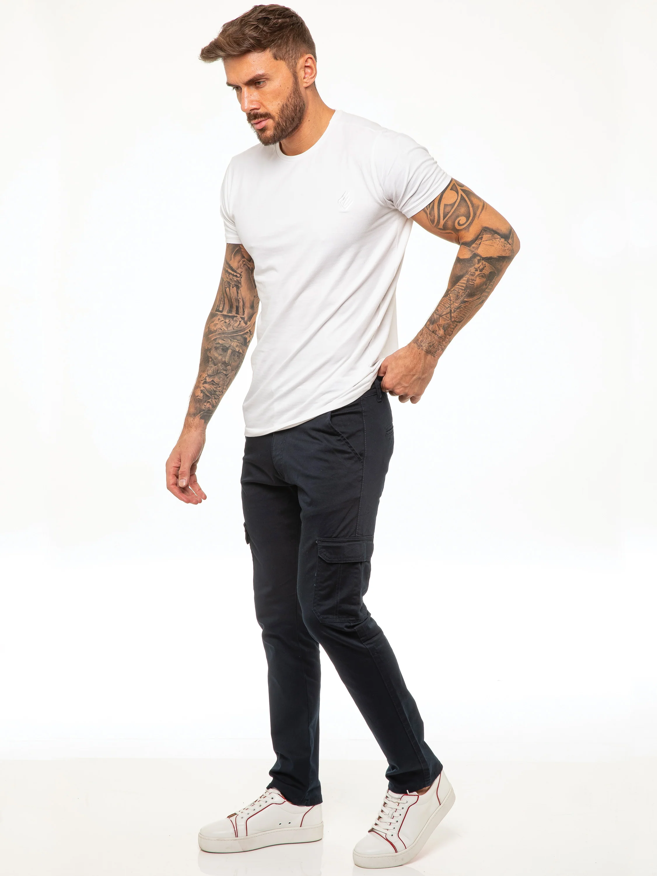 Bryce Stretch Cargo Pants - Blue - Image 3