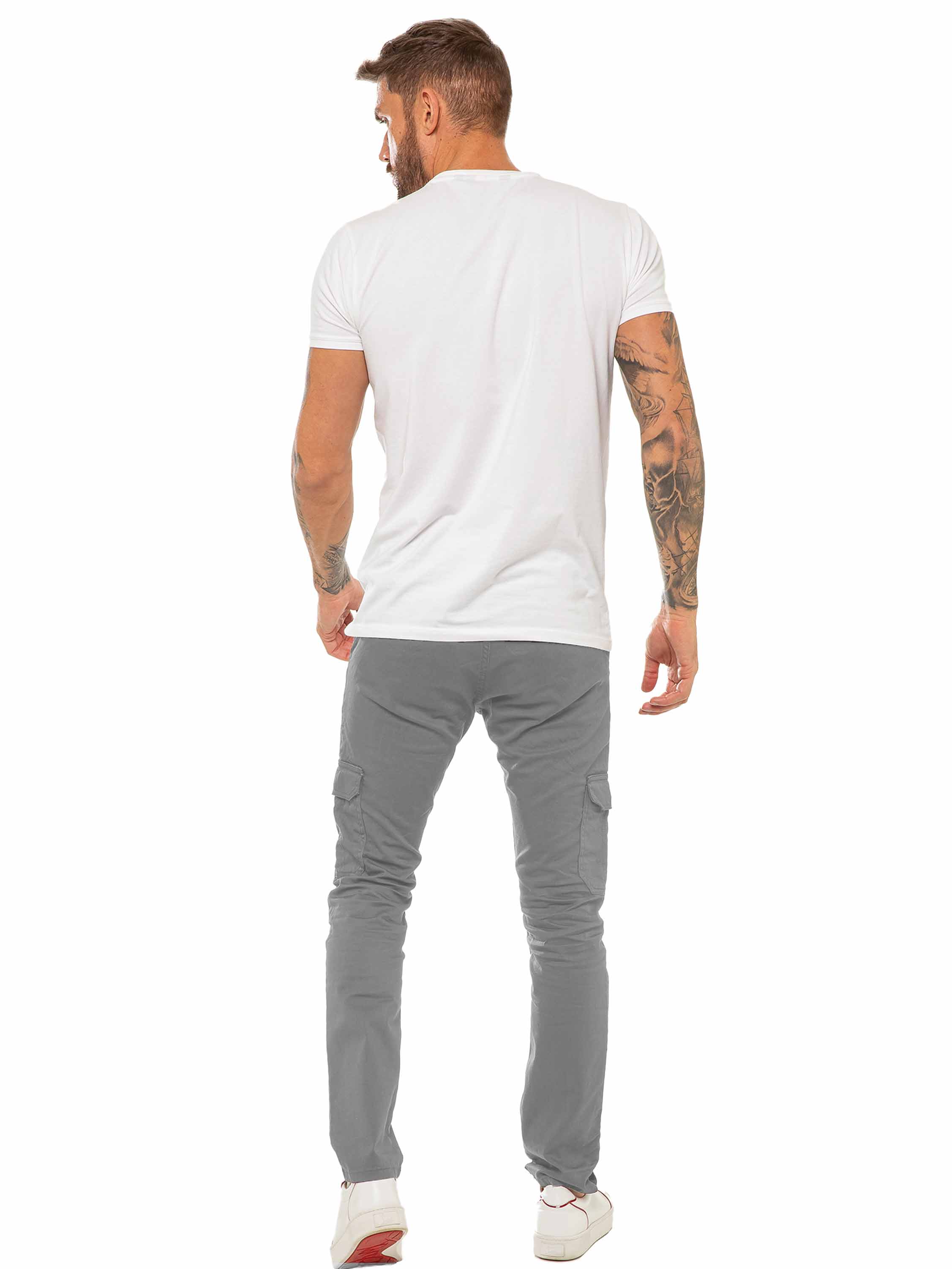 Bryce Stretch Cargo Pants - Light Grey - Image 2