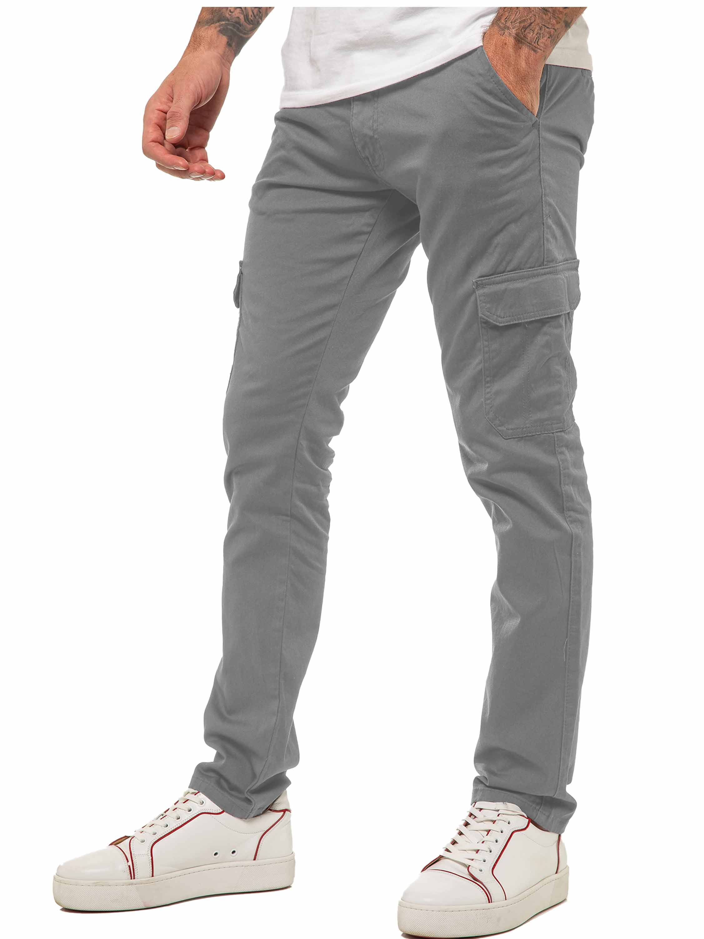 Bryce Stretch Cargo Pants - Light Grey - Image 4