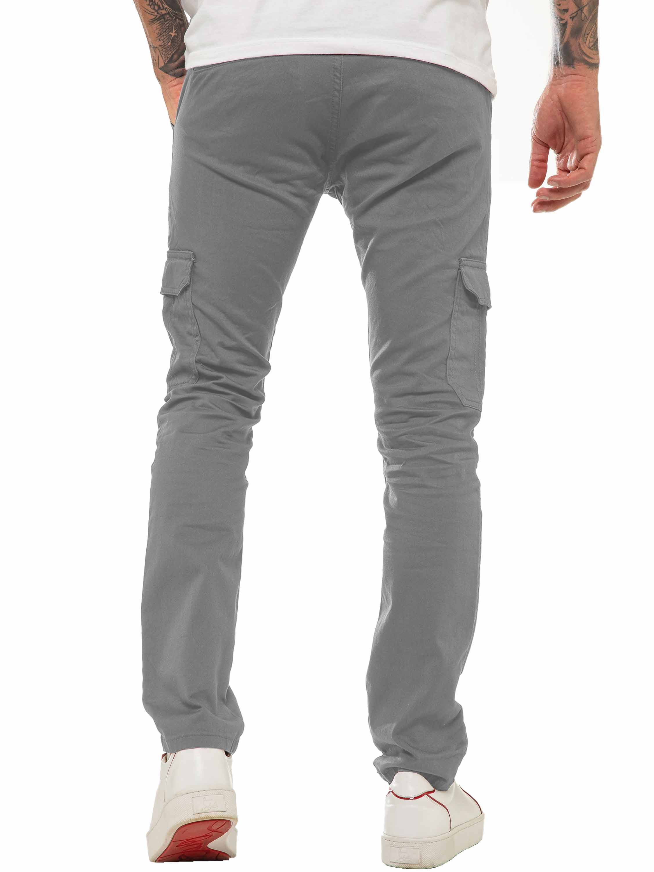 Bryce Stretch Cargo Pants - Light Grey - Image 6