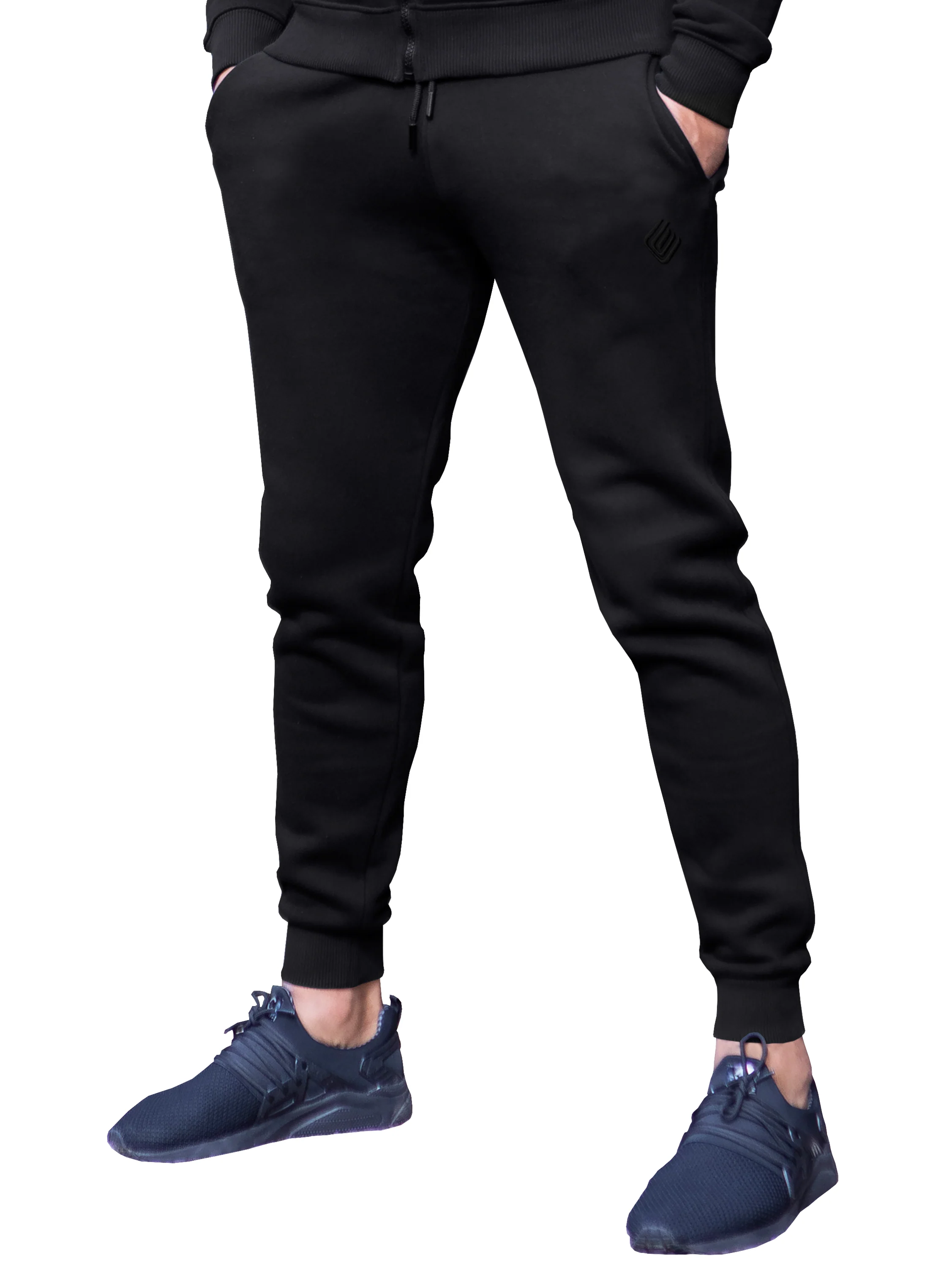 Carter Cuffed Jogger - Black