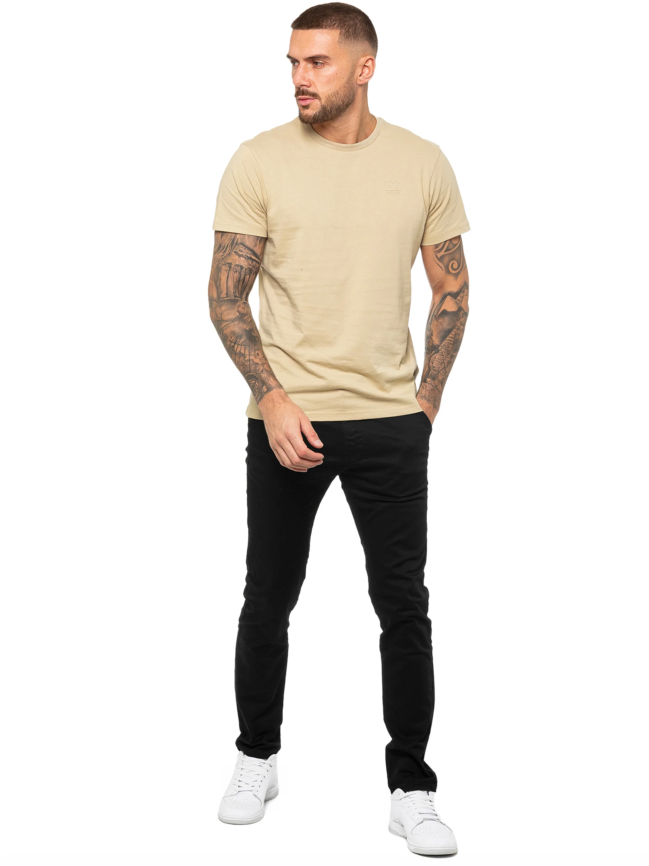 Clyde Regular Fit T-Shirt - Stone - Image 4