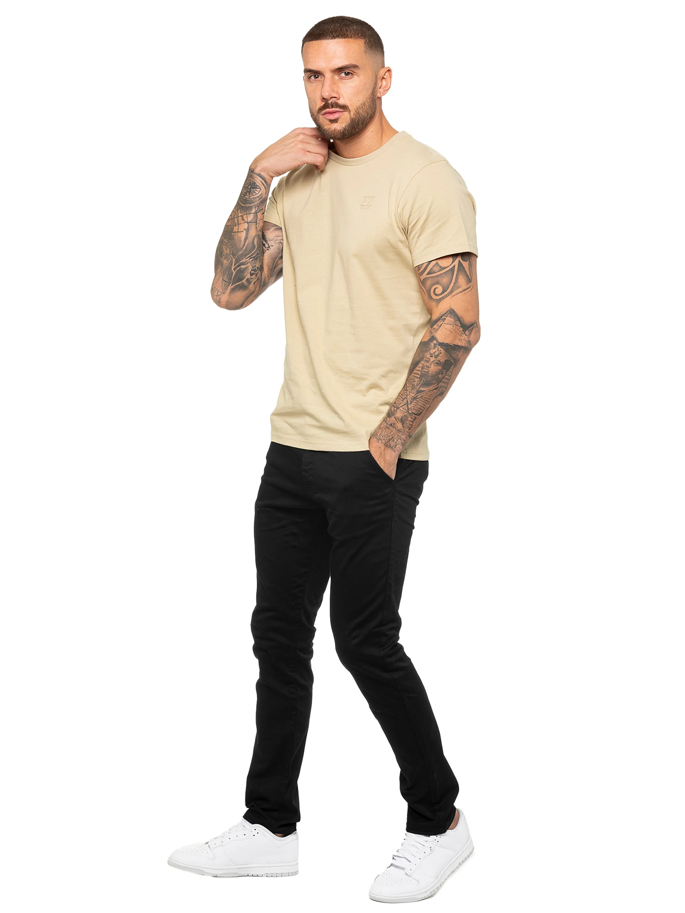 Clyde Regular Fit T-Shirt - Stone - Image 5