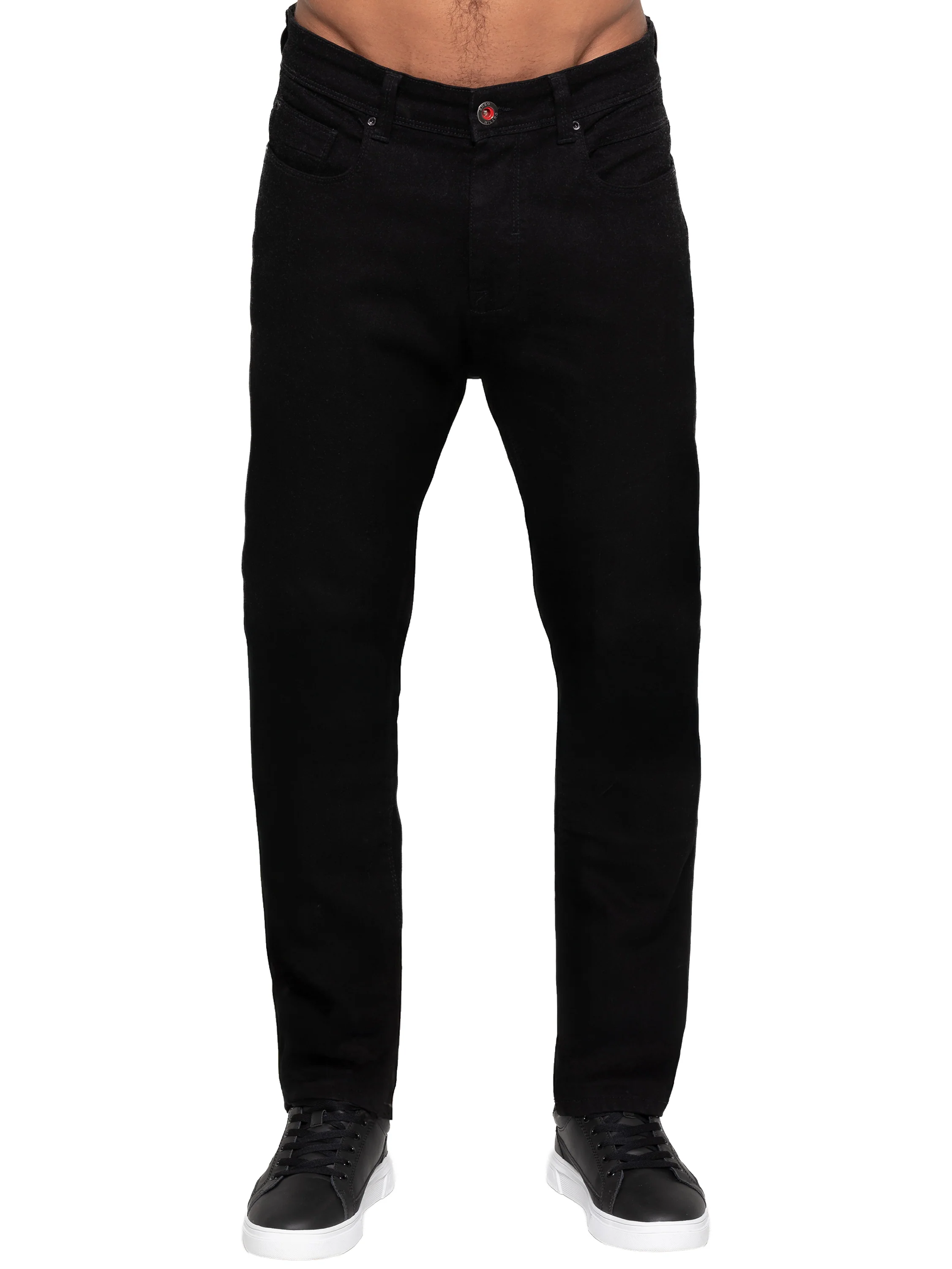 Damiano Tapered Actiflex Jeans - Black