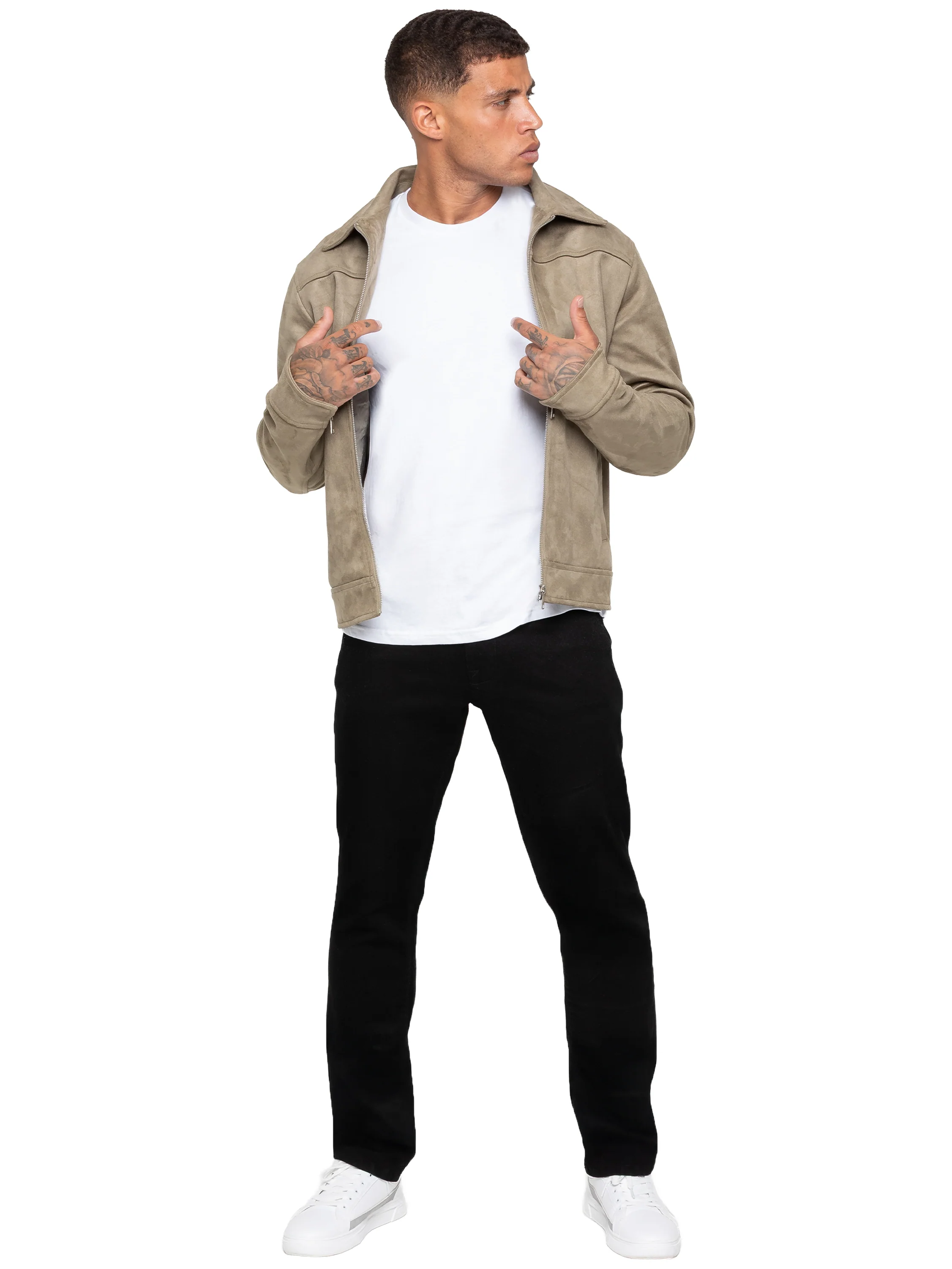 Damiano Tapered Actiflex Jeans - Black - Image 2