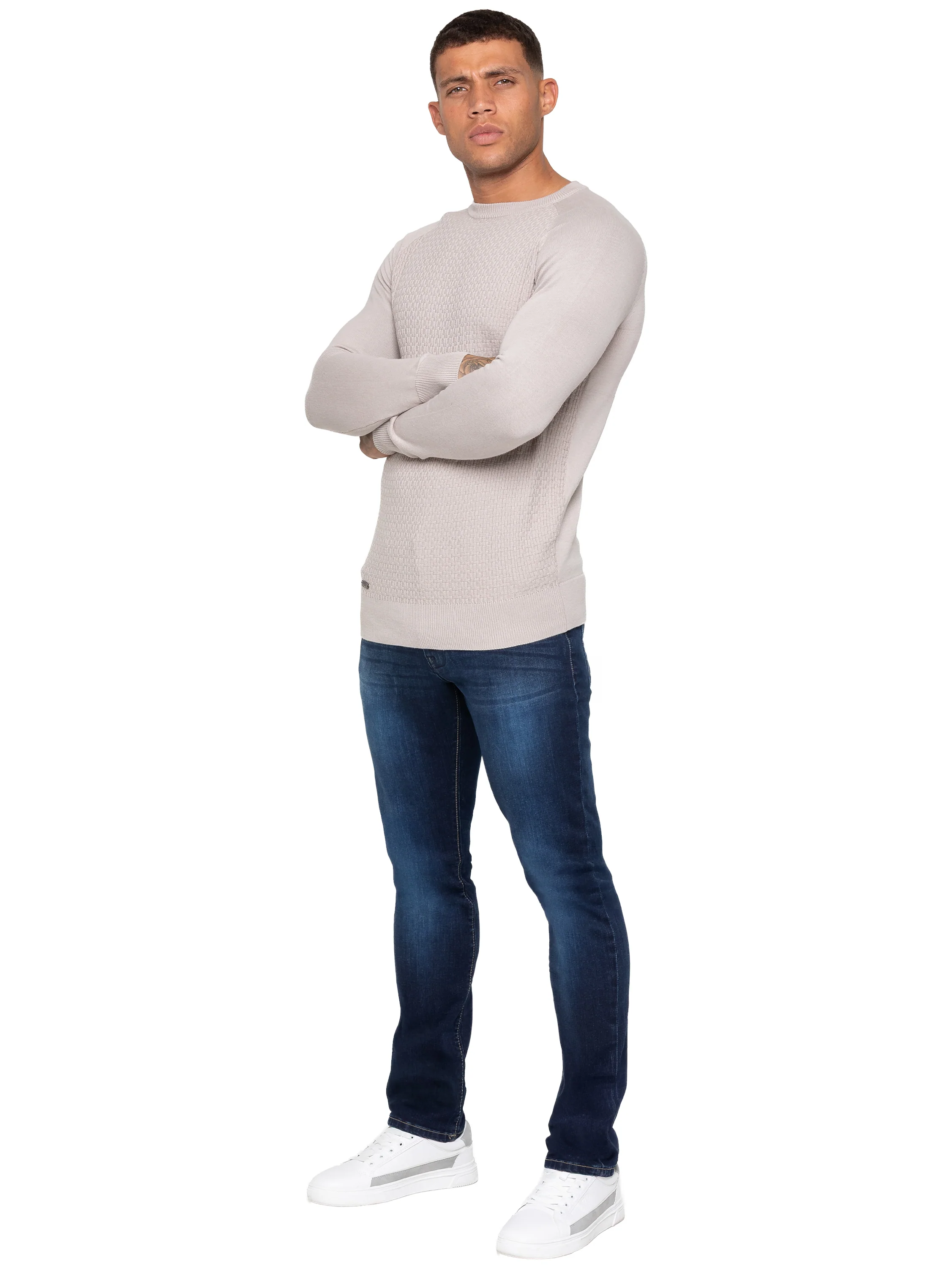 Damiano Tapered Actiflex Jeans - Dark Blue - Image 2