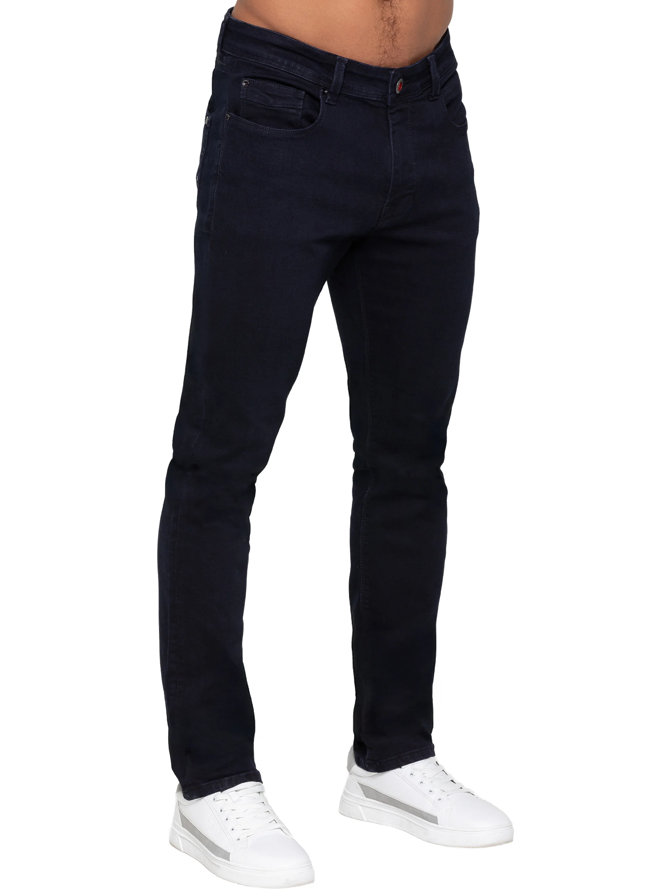 Damiano Tapered Actiflex Jeans - Navy - Image 5
