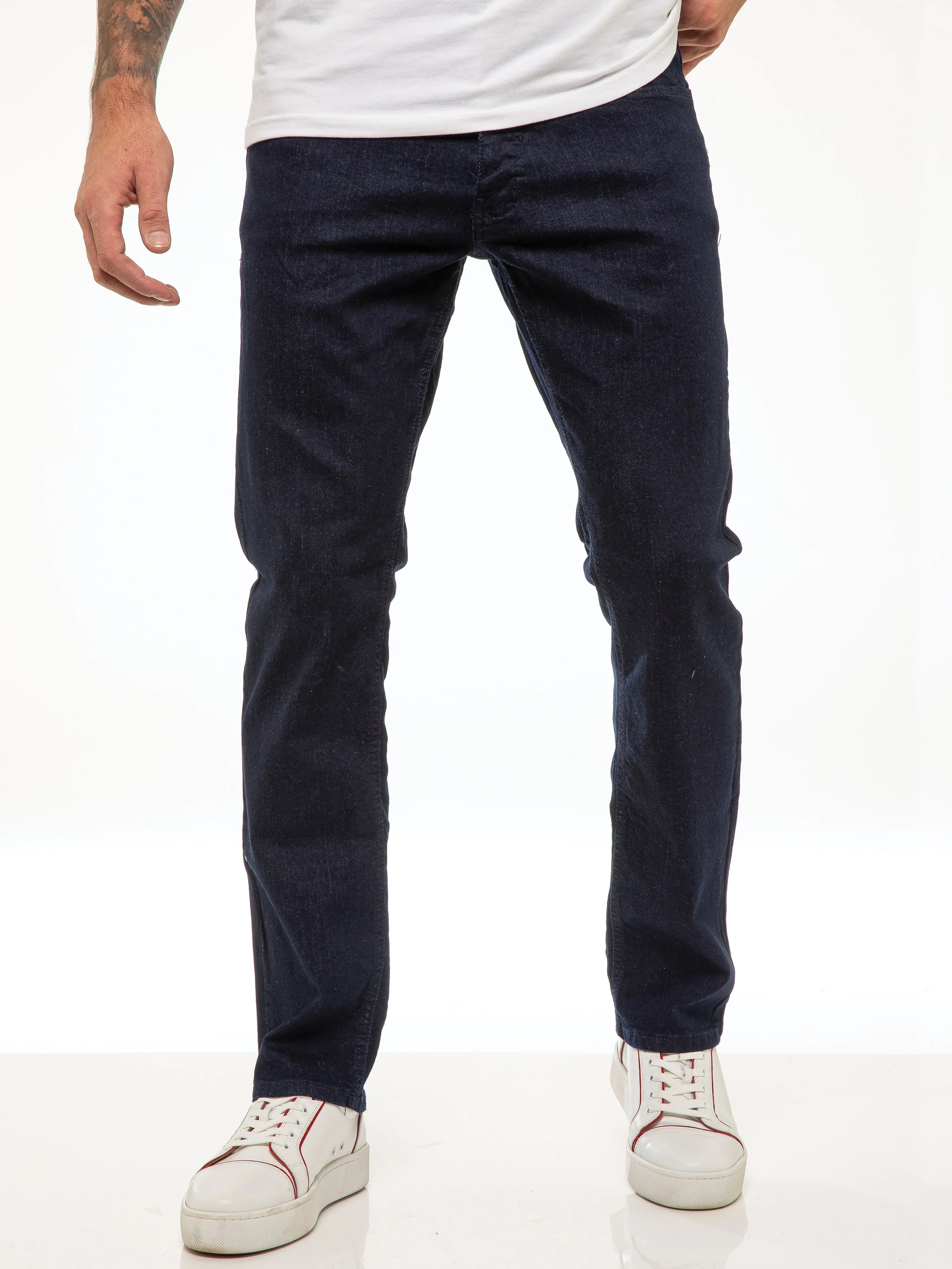 Davido Relaxed Stretch Jeans - Blue - Image 3