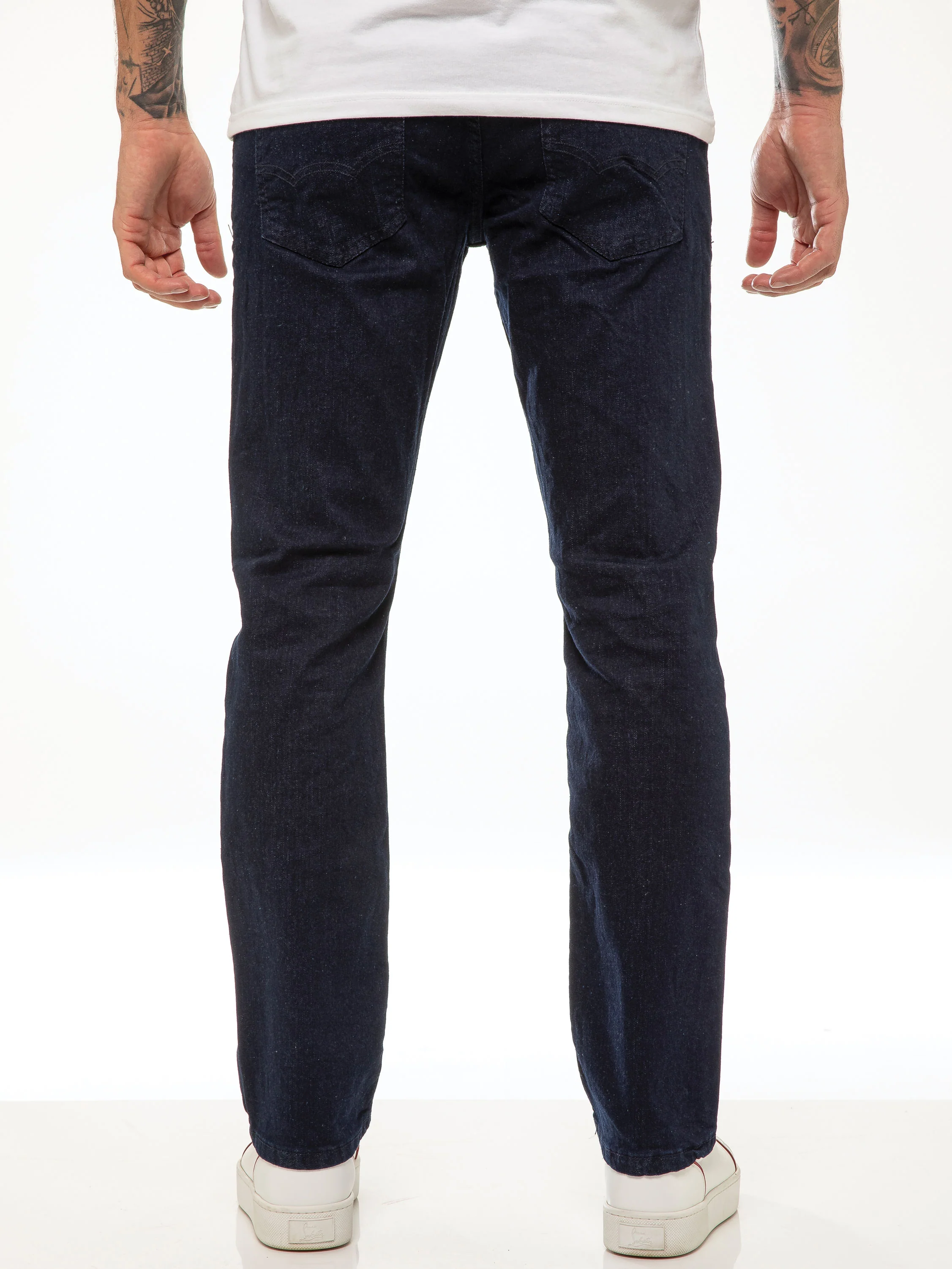 Davido Relaxed Stretch Jeans - Blue - Image 5