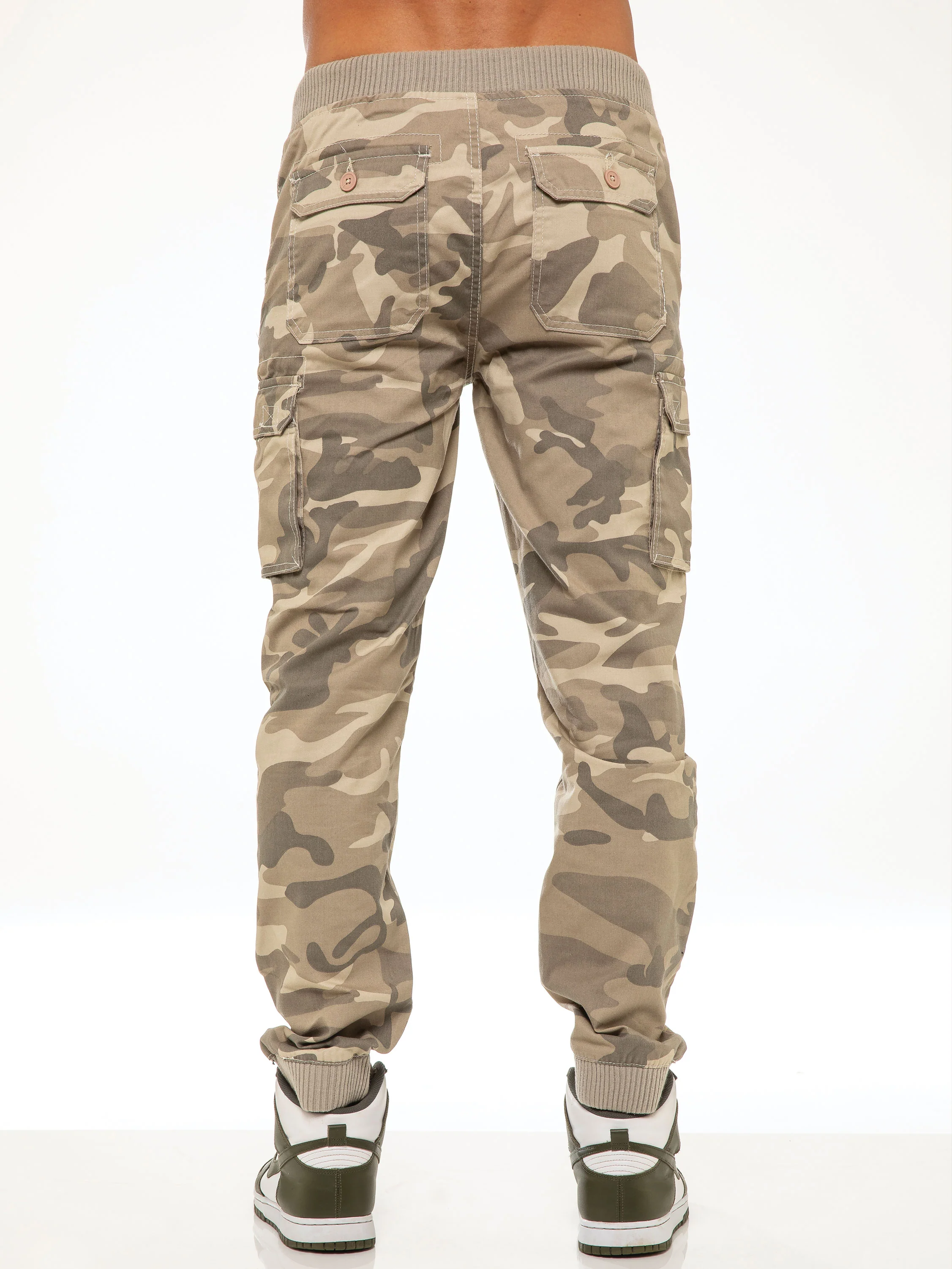 Drake Cargo Pants - Beige Camo - Image 3