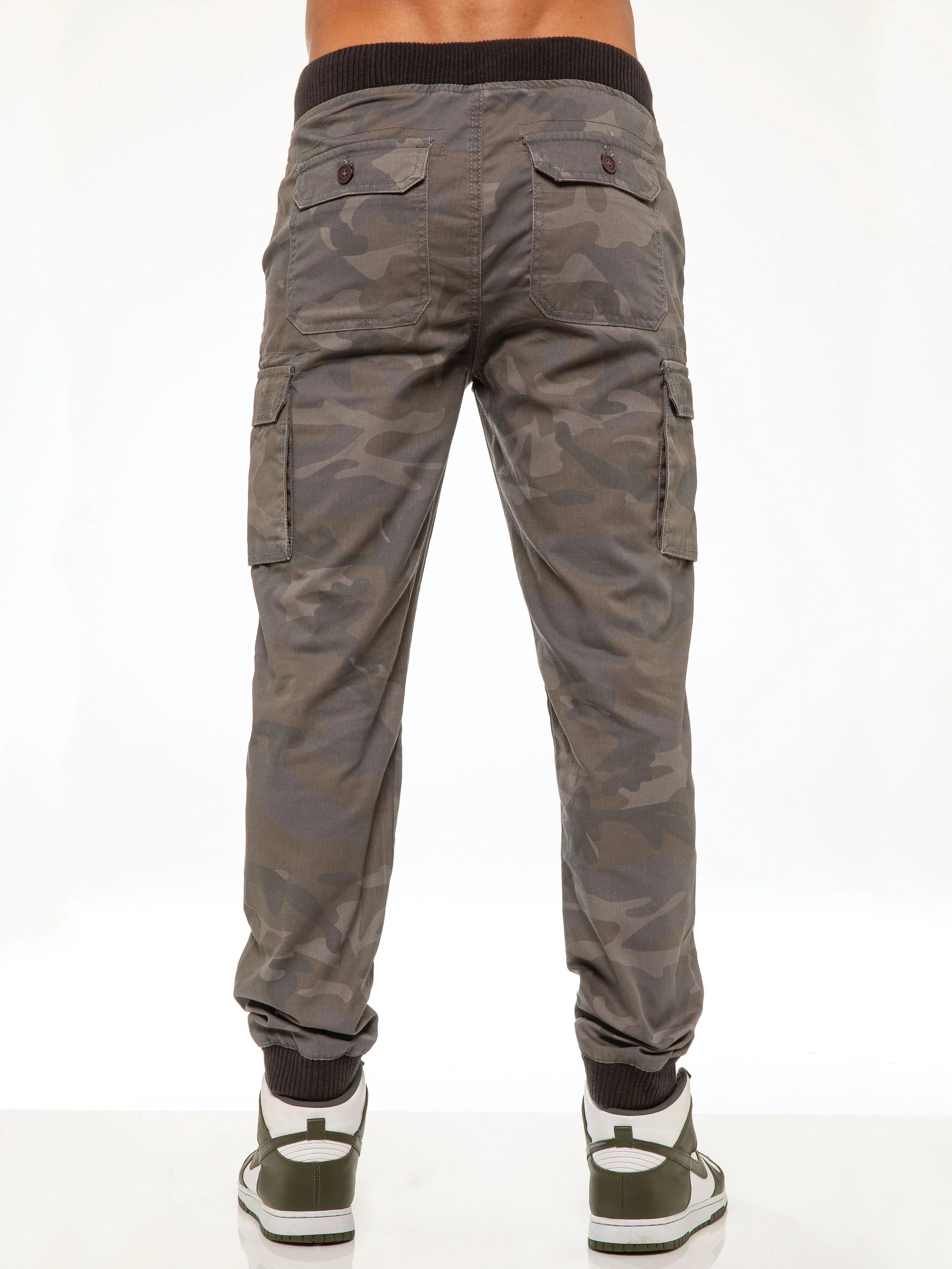 Drake Cargo Pants - Grey Camo - Image 5