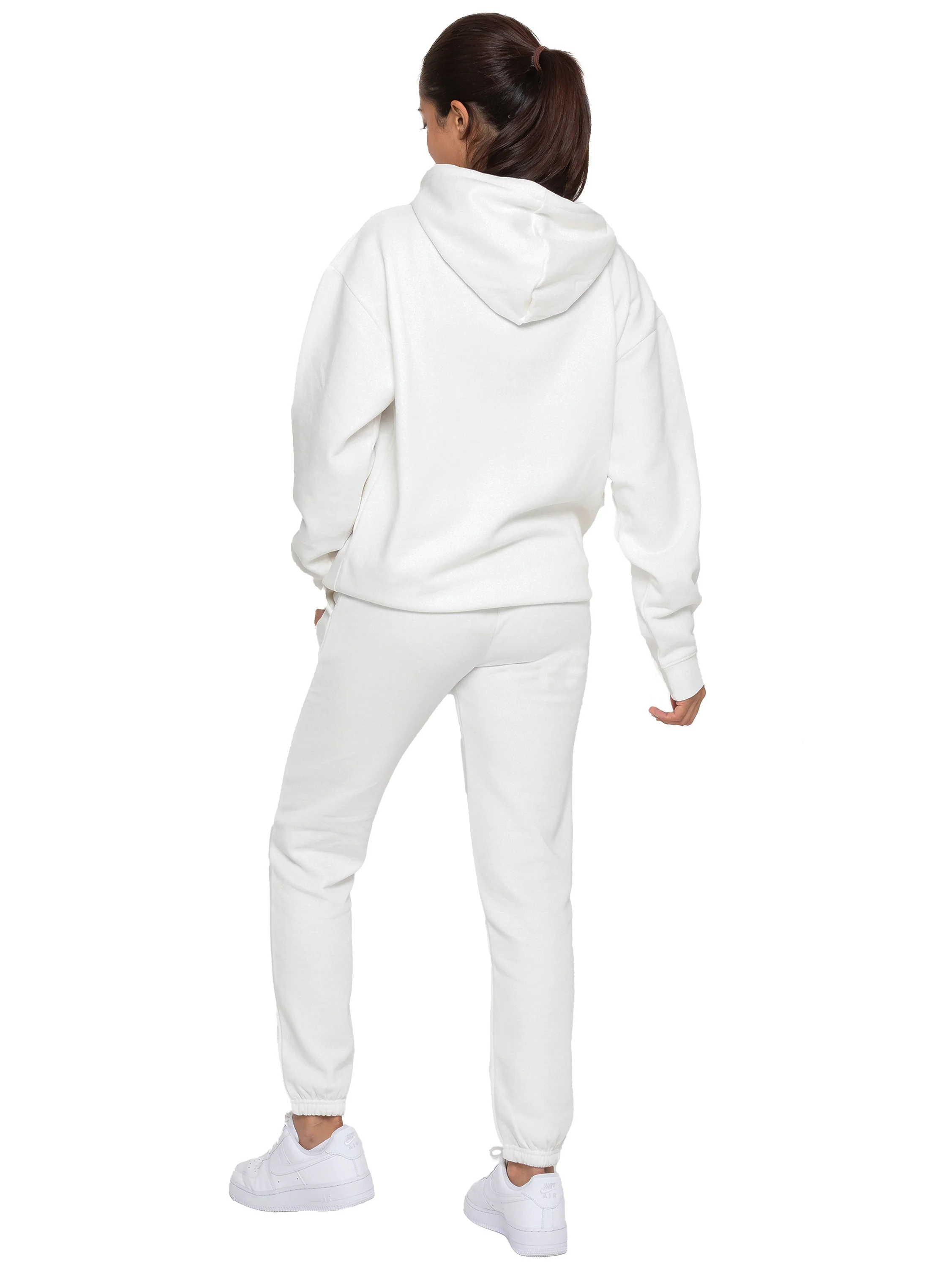 Essential Oversized Hoodie and Jogger Set - Off White - Image 4