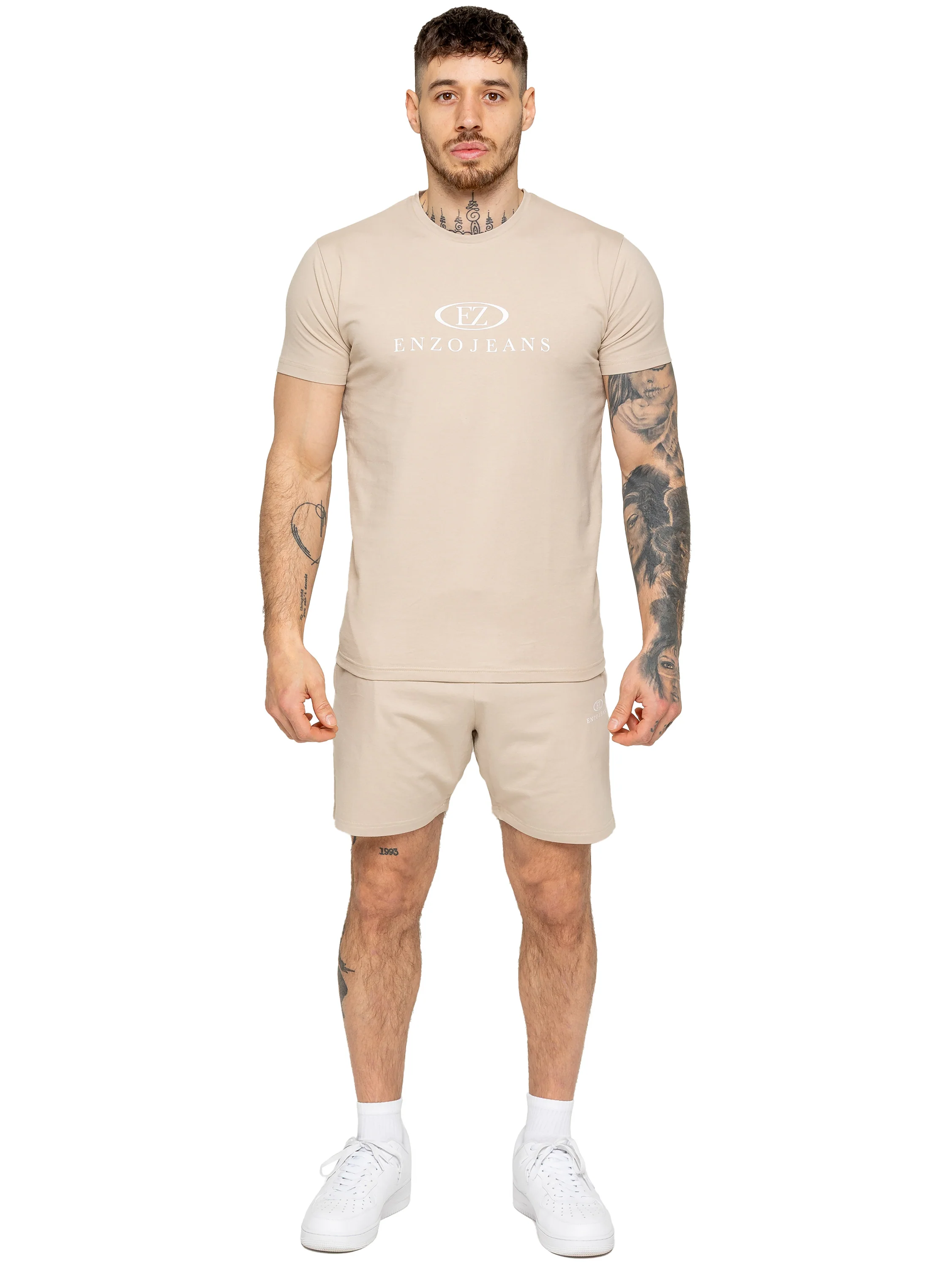 Fabio Athletic T-Shirt - Stone - Image 4