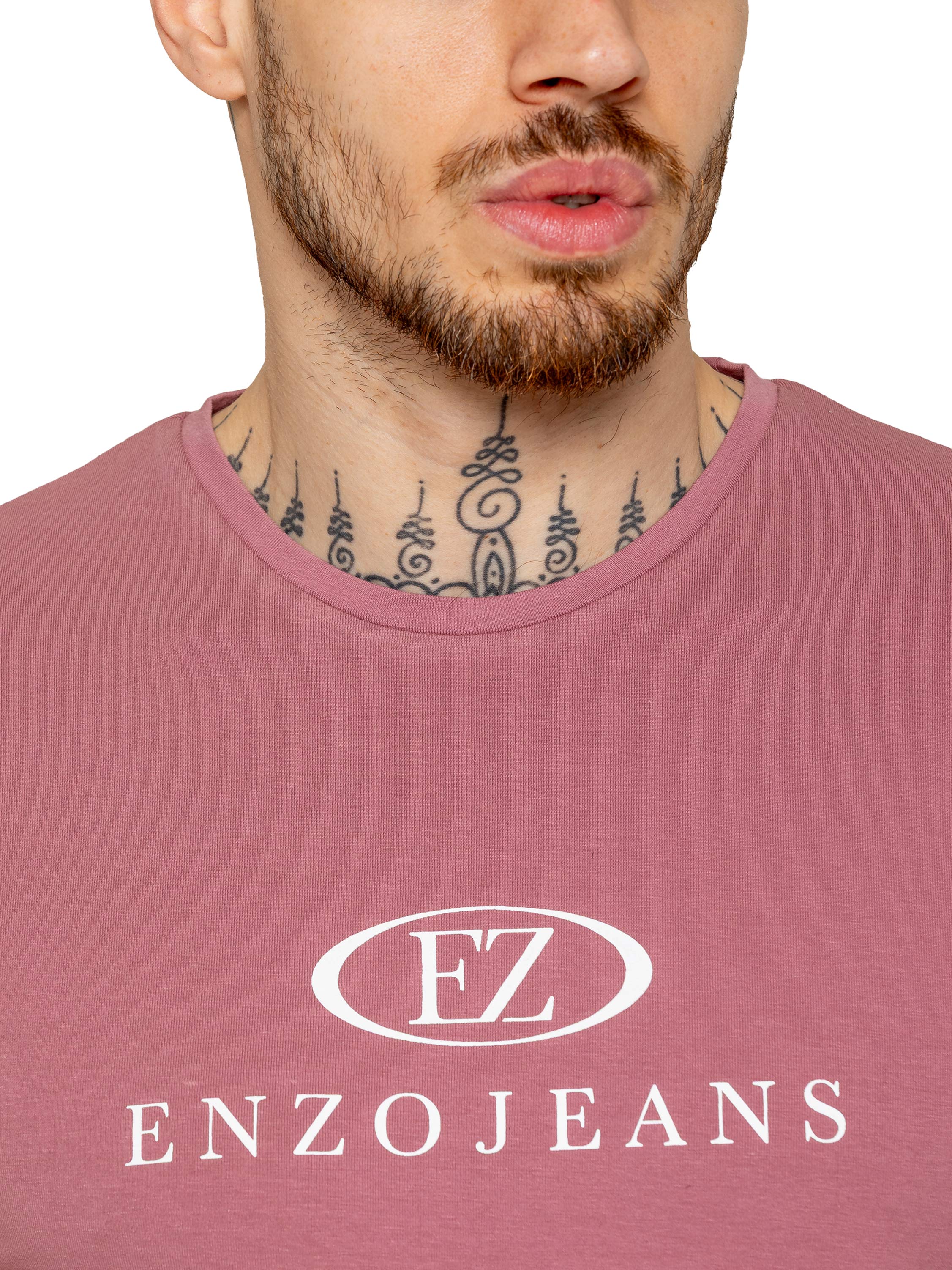 Fabio T-Shirt and Shorts Set - Mauve - Image 3