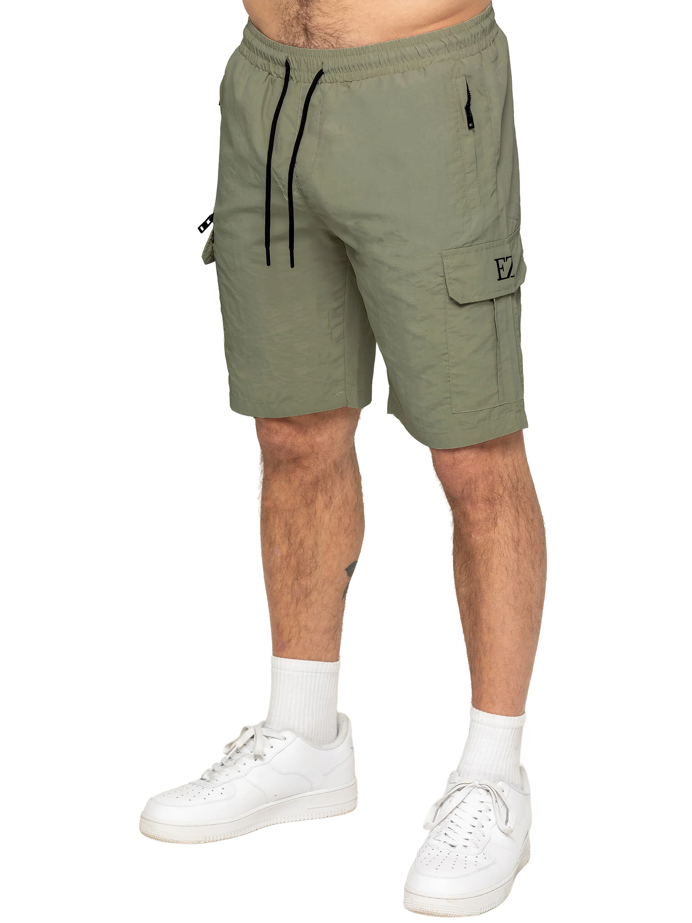 Federico Utility Tech Cargo Shorts - Olive