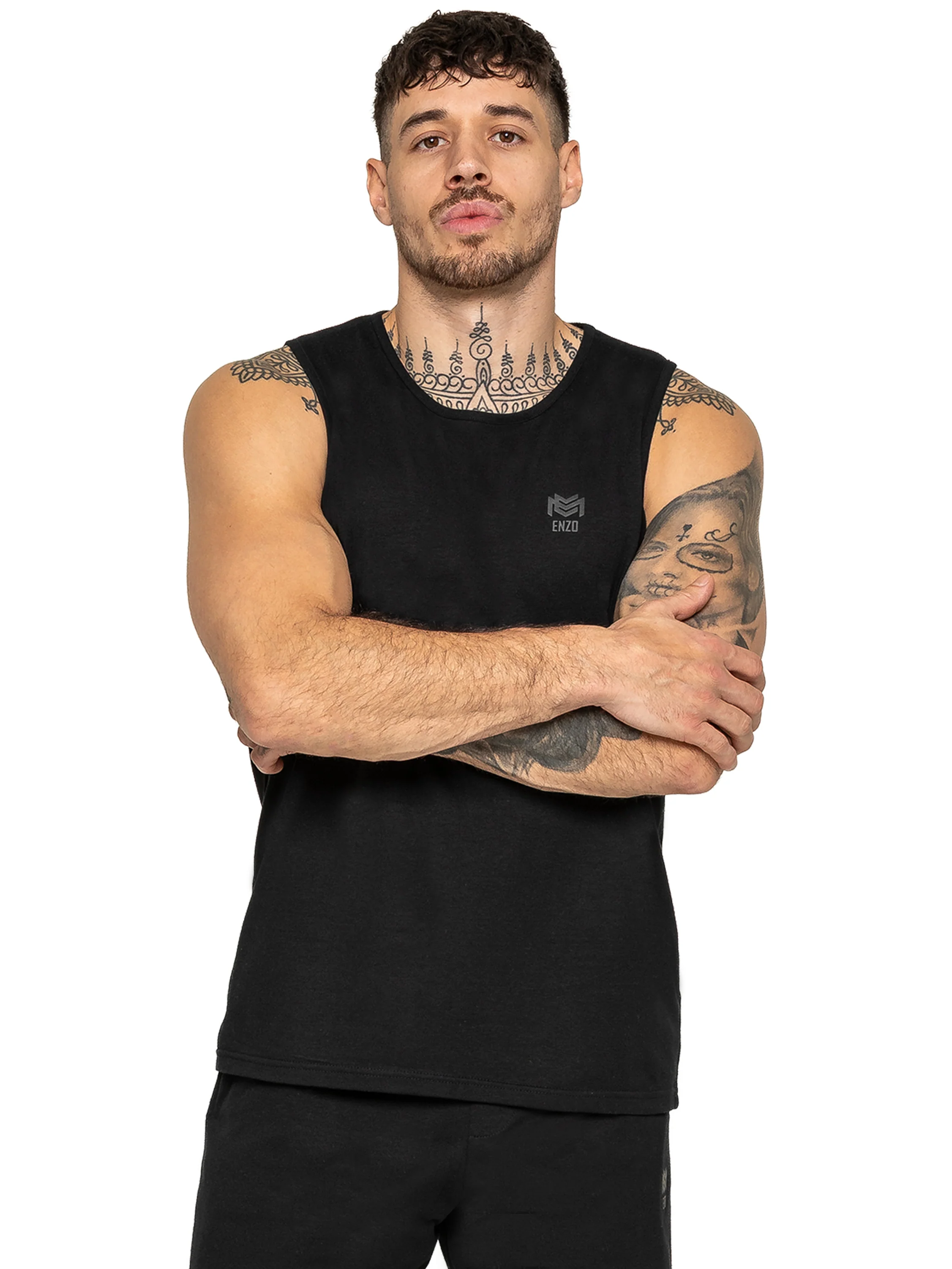 Gabrio Tank Top Vest - Black - Image 3