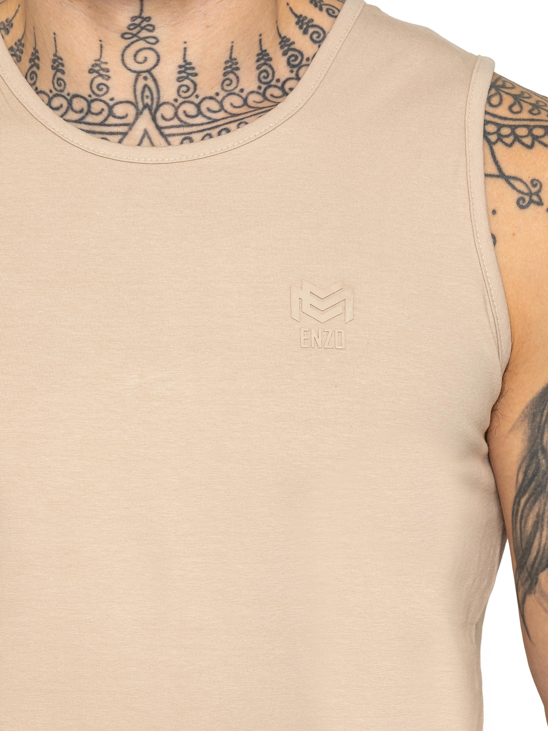 Gabrio Tank Top Vest - Stone - Image 4