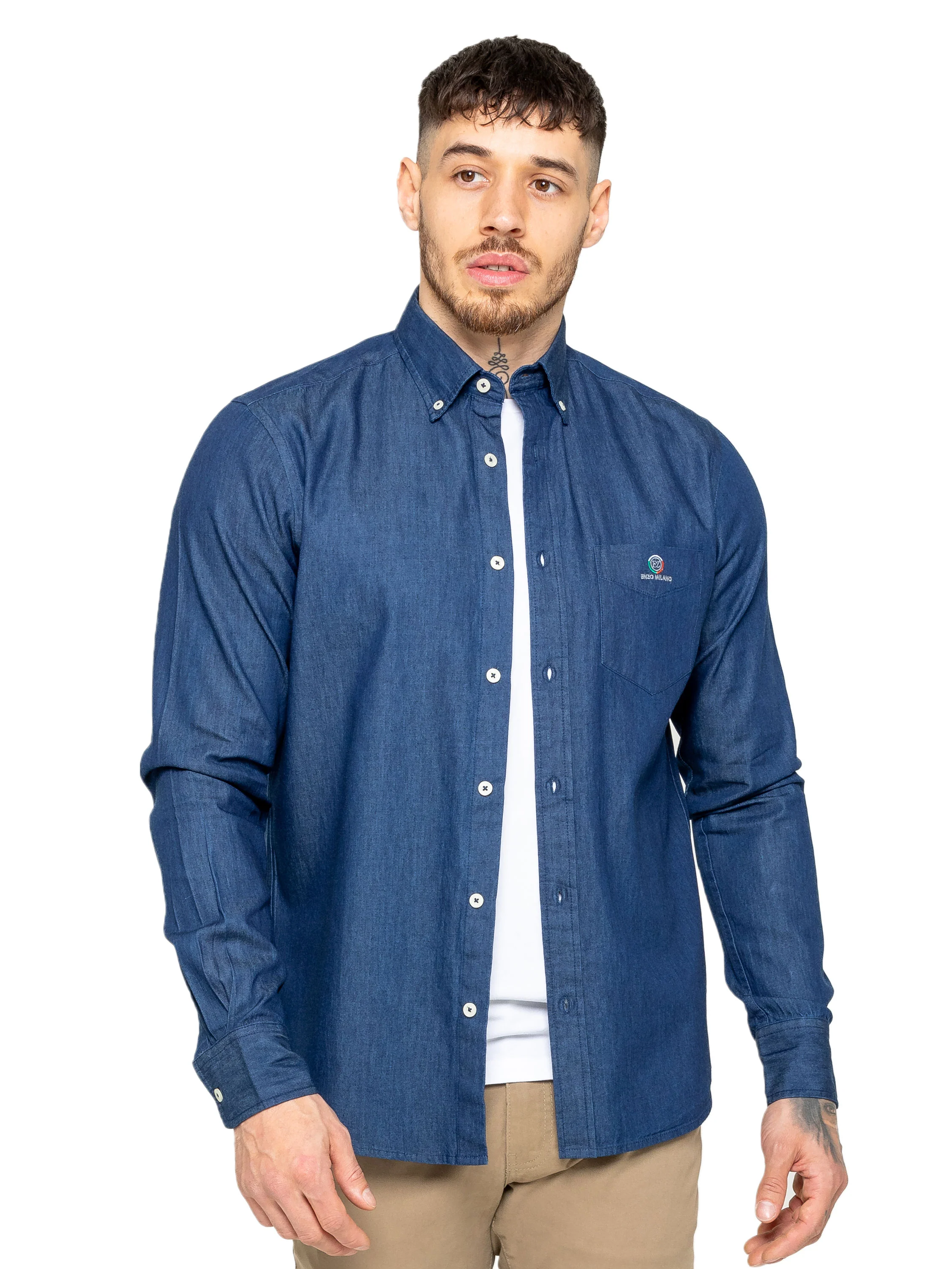 Grayson Classic Fit Shirt - Blue Denim