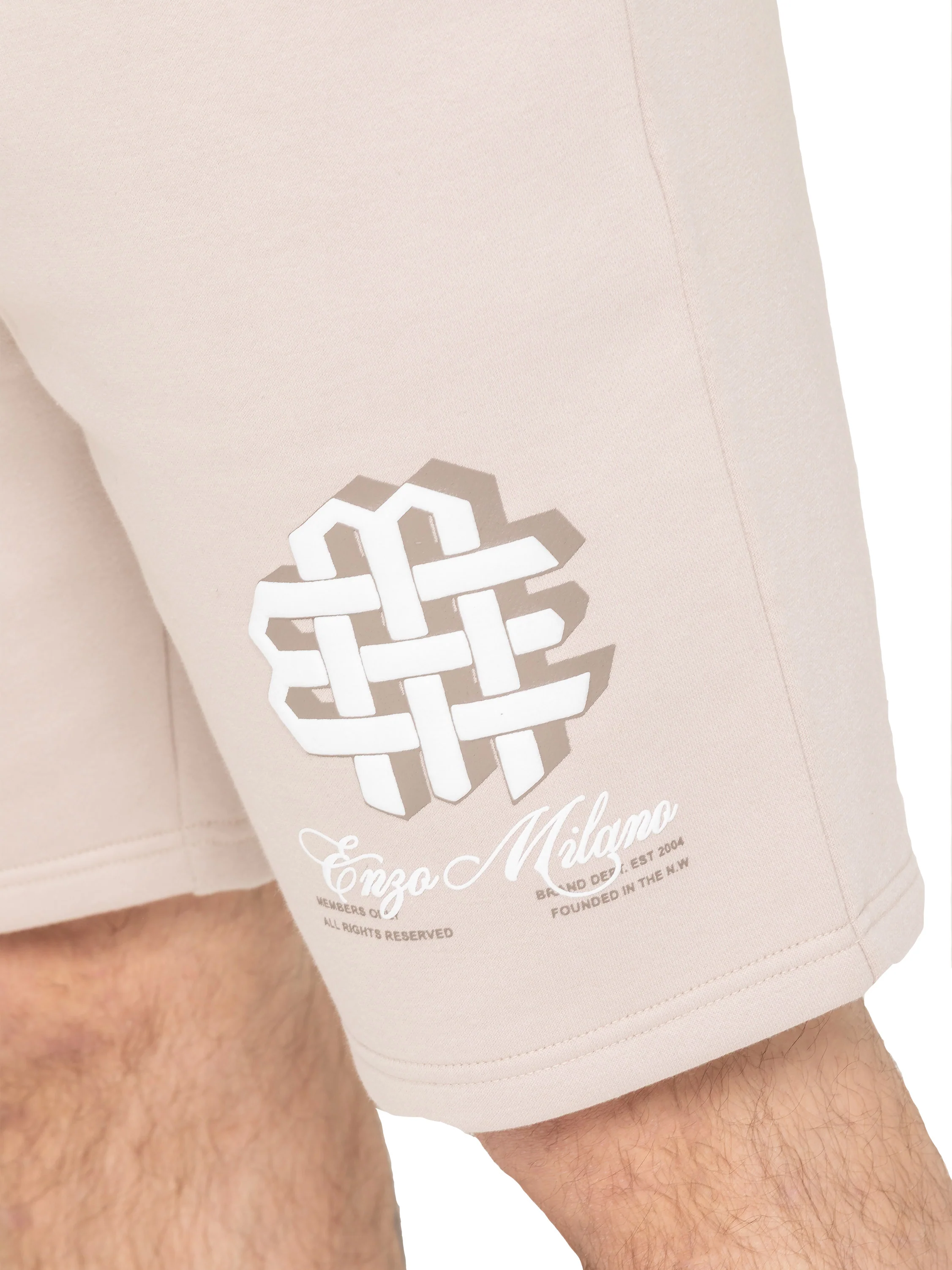 Jaques Applique Print Shorts - Clay - Image 2