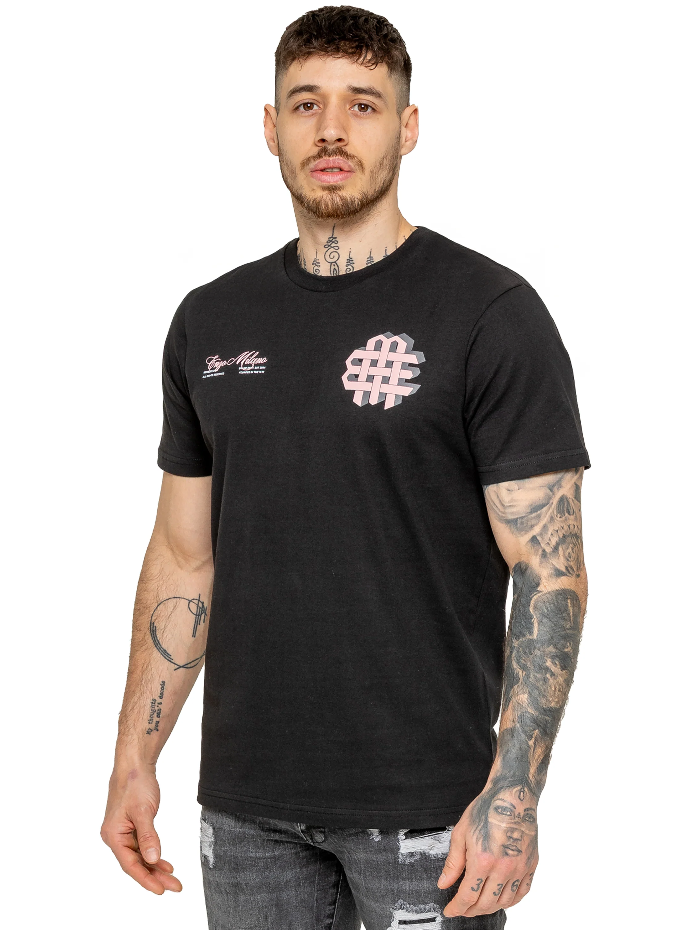 Jaques T-Shirt and Fleece Shorts Set - Black - Image 2