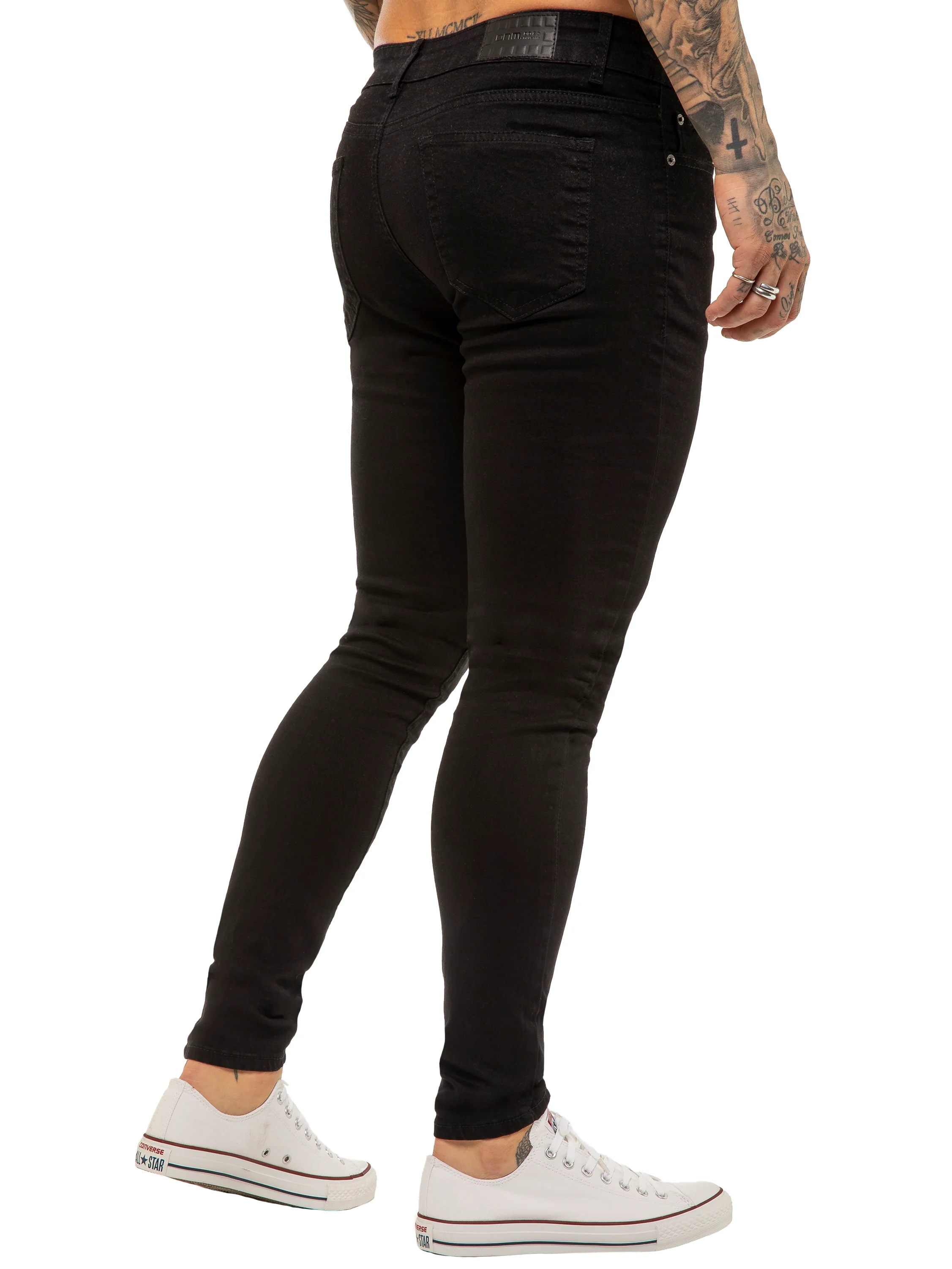 Julian Skinny Stretch Jeans - Black - Image 2
