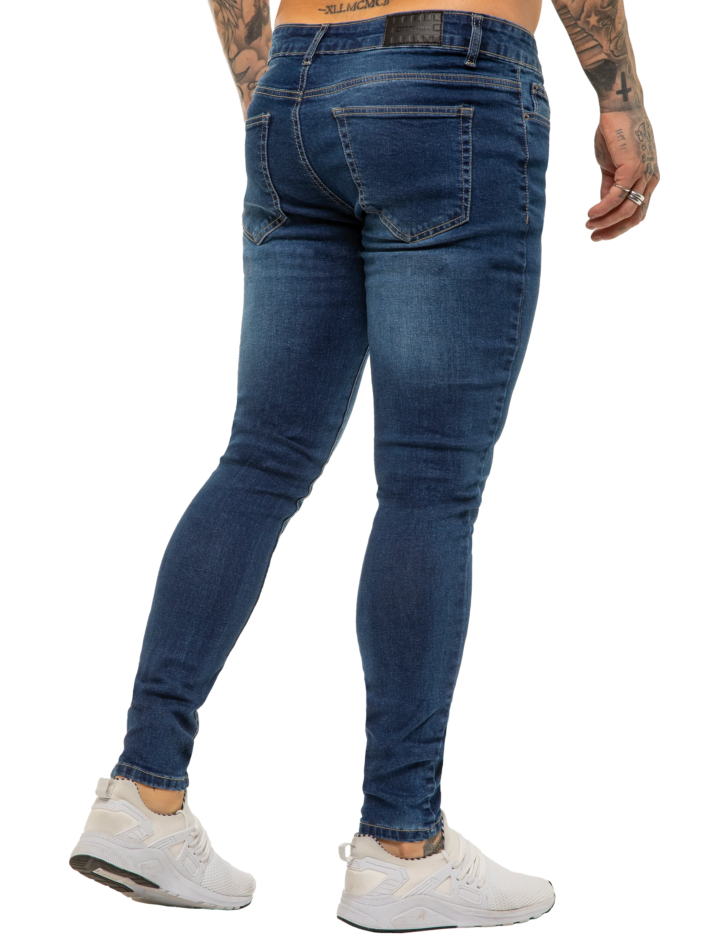 Julian Skinny Stretch Jeans - Blue - Image 2