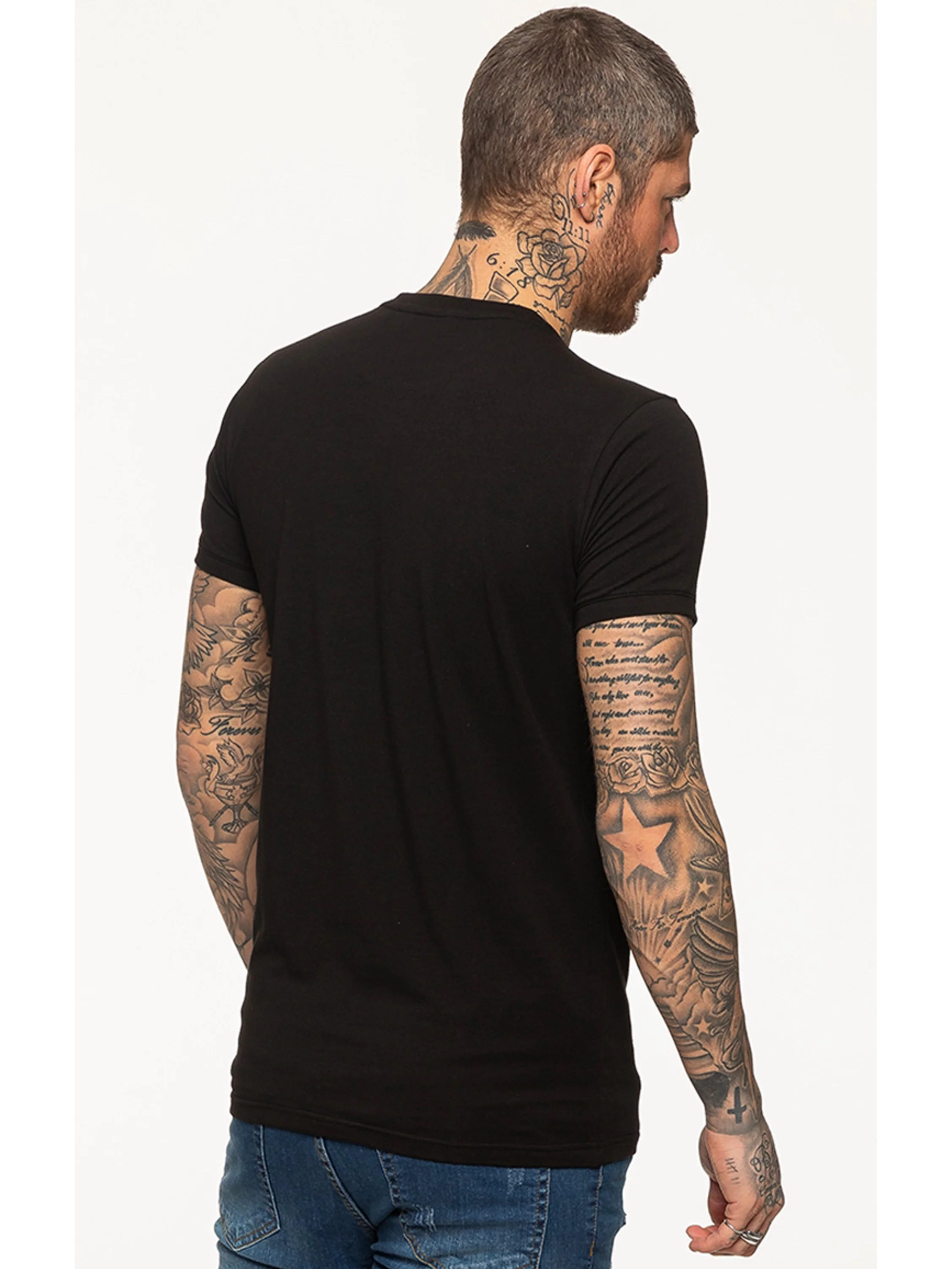 Kai Slim T-Shirt - Black - Image 3
