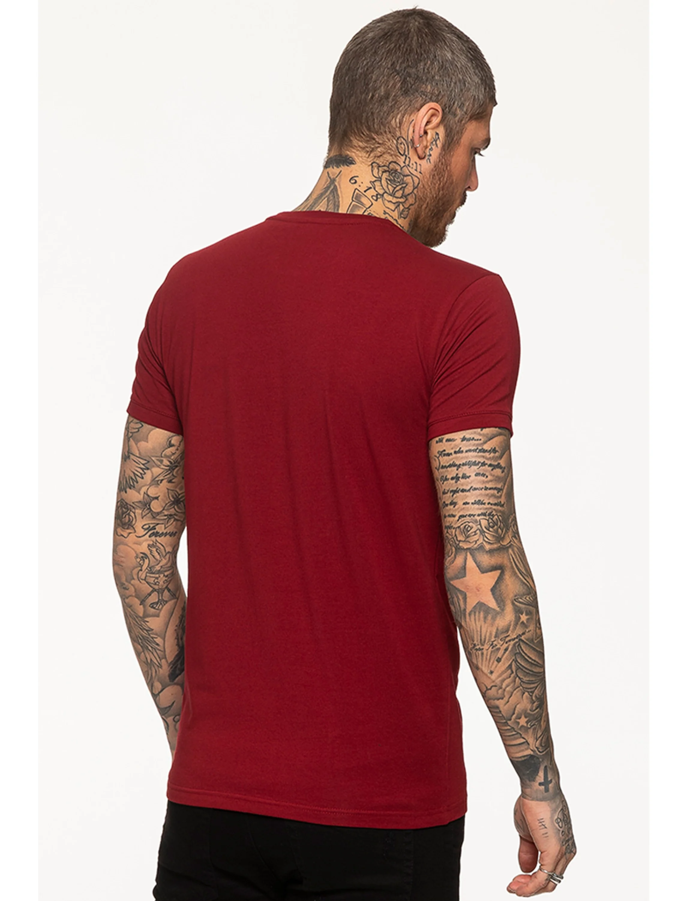 Kai Slim T-Shirt - Red - Image 3