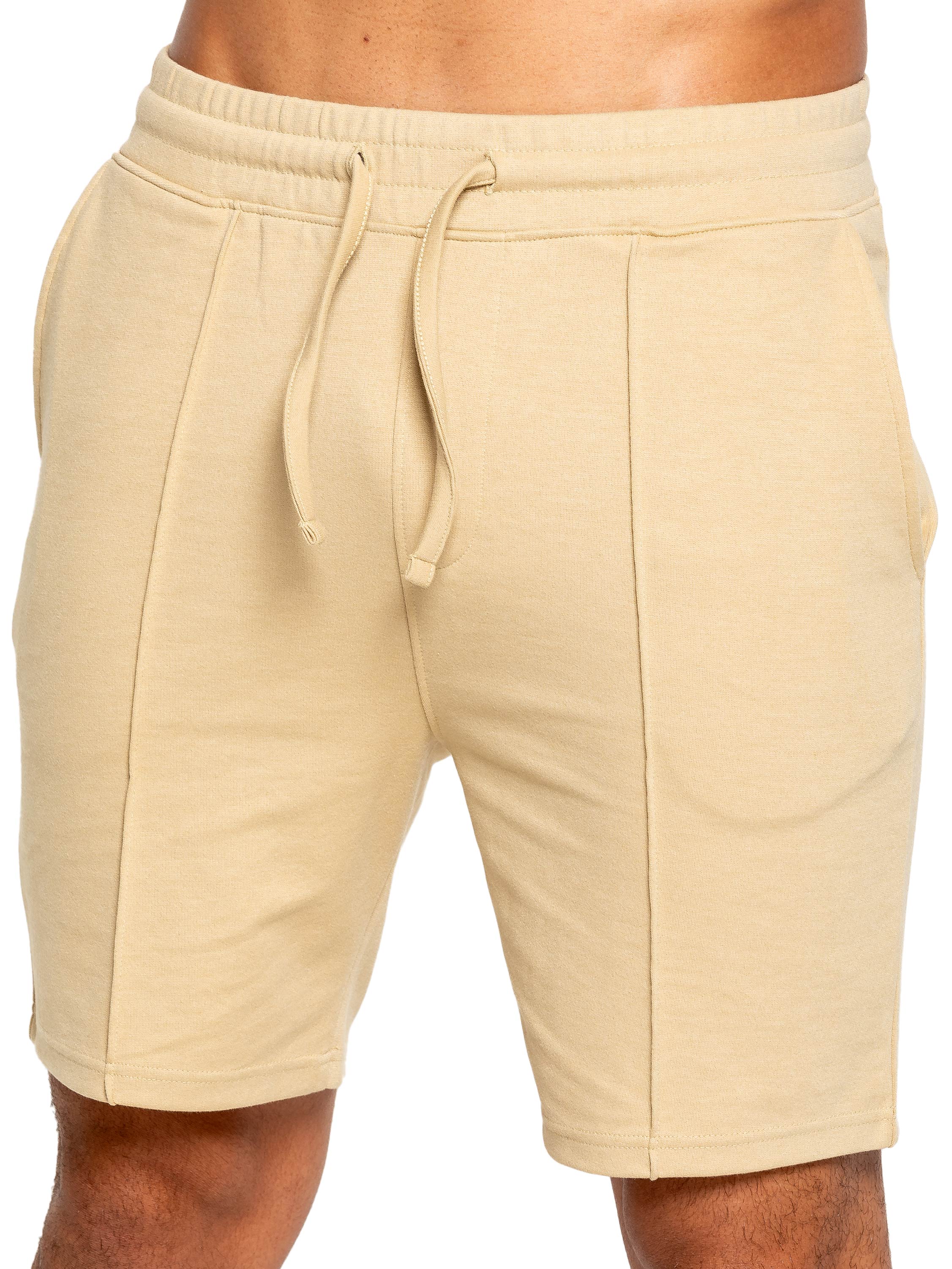 Karson Cotton Zip Polo Shirt and Shorts Set - Stone - Image 5