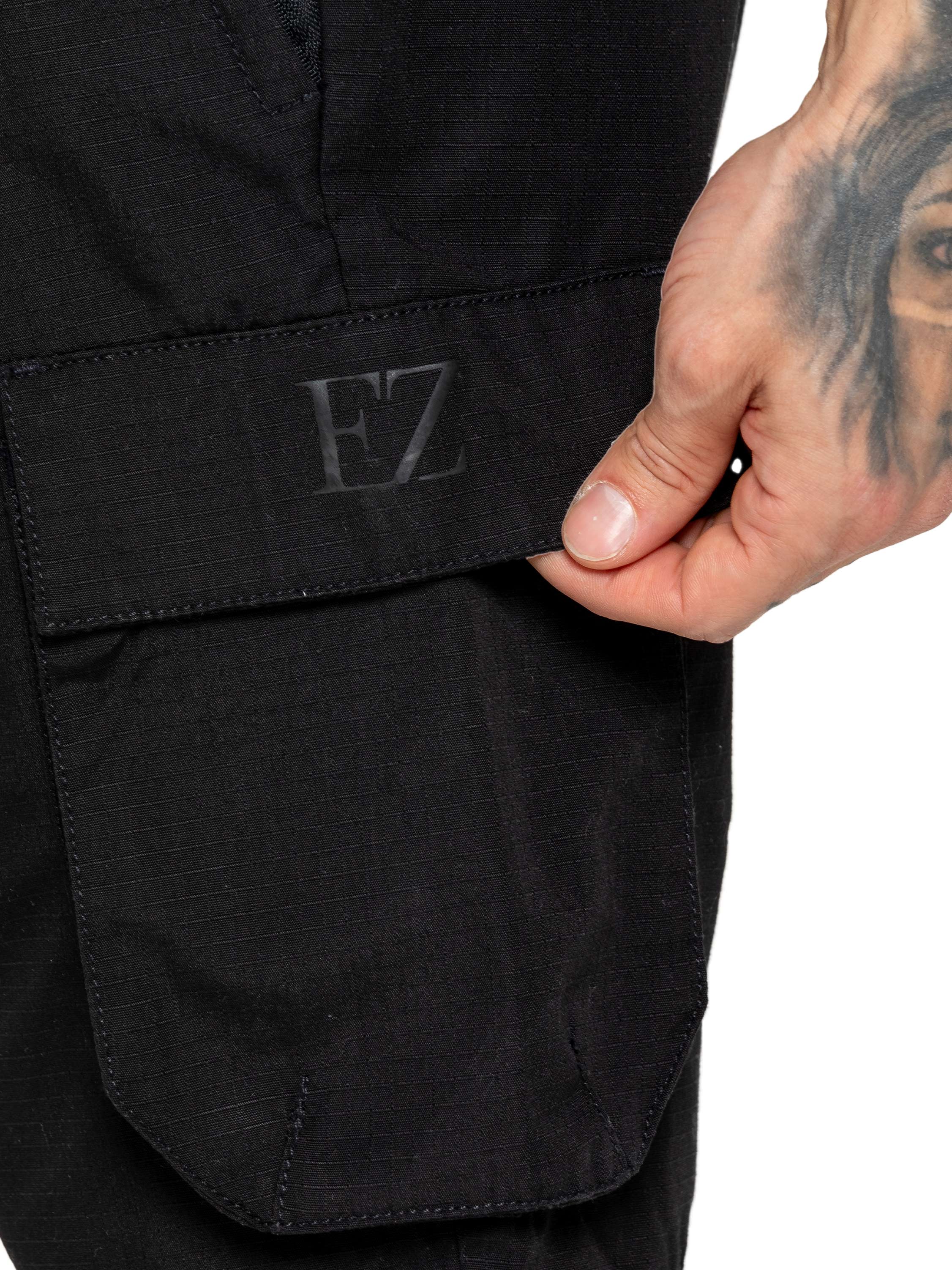 Leonardo Technical Cargo Shorts - Black - Image 6