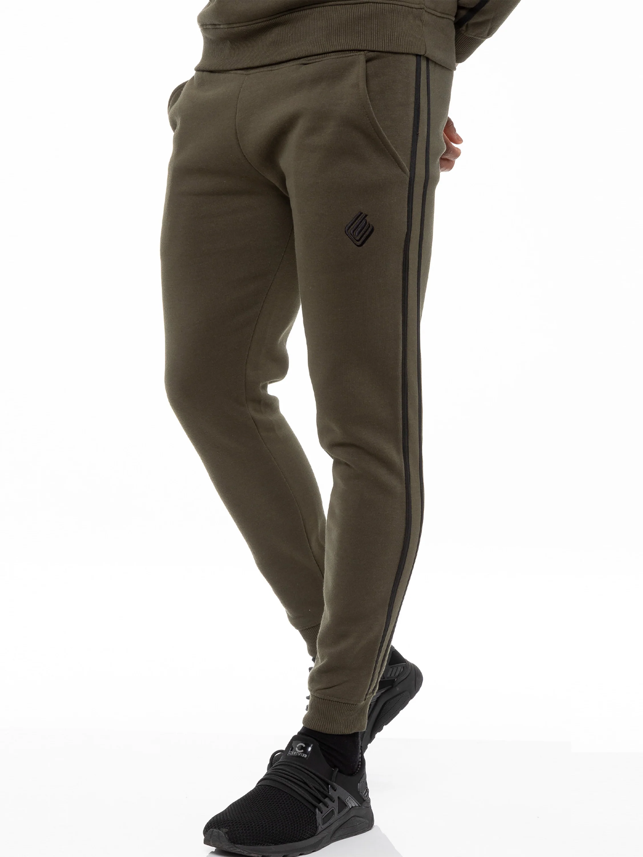 Logan Cuffed Jogger - Khaki - Image 2