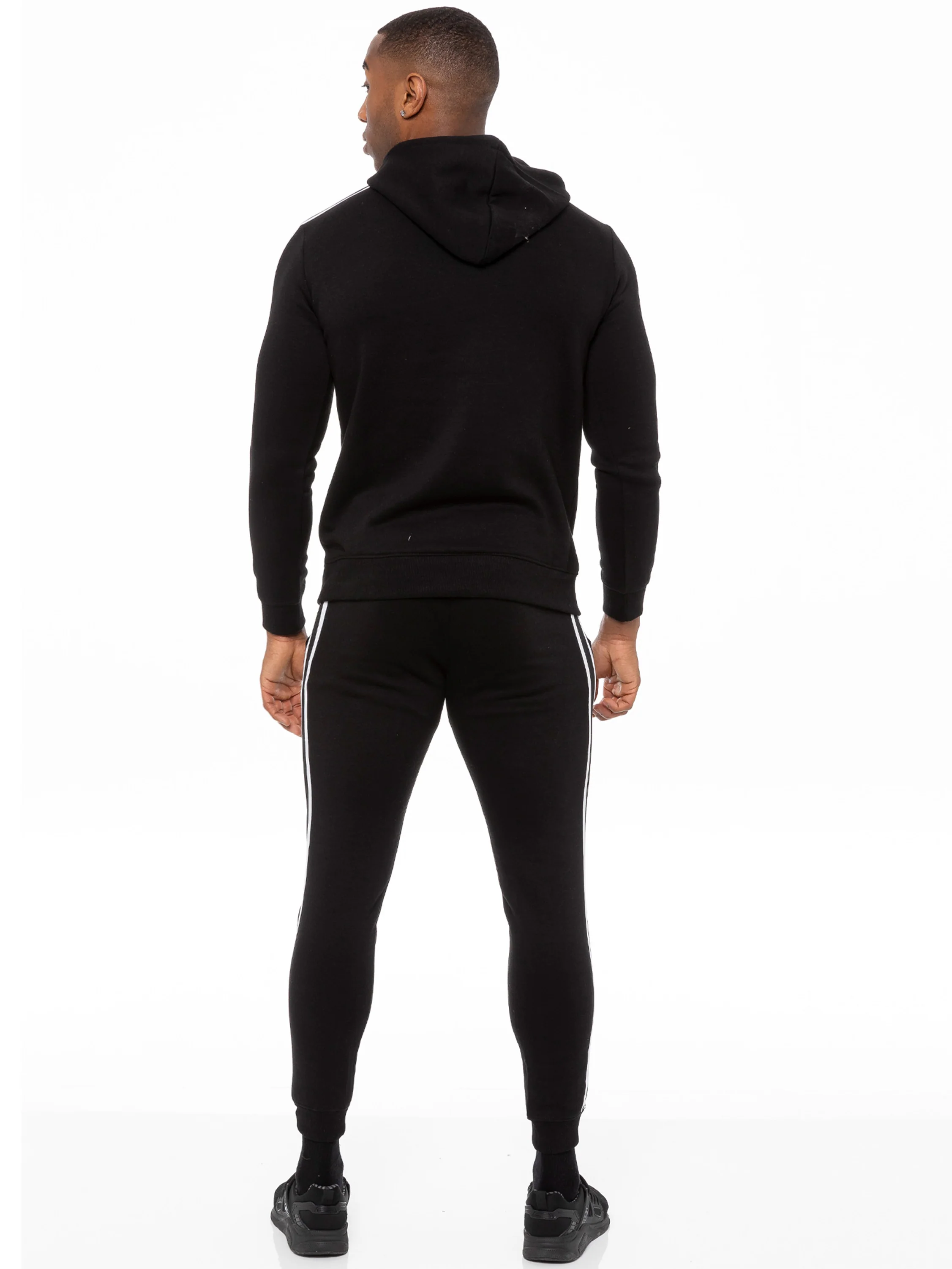 Logan Overhead Hoodie - Black - Image 4