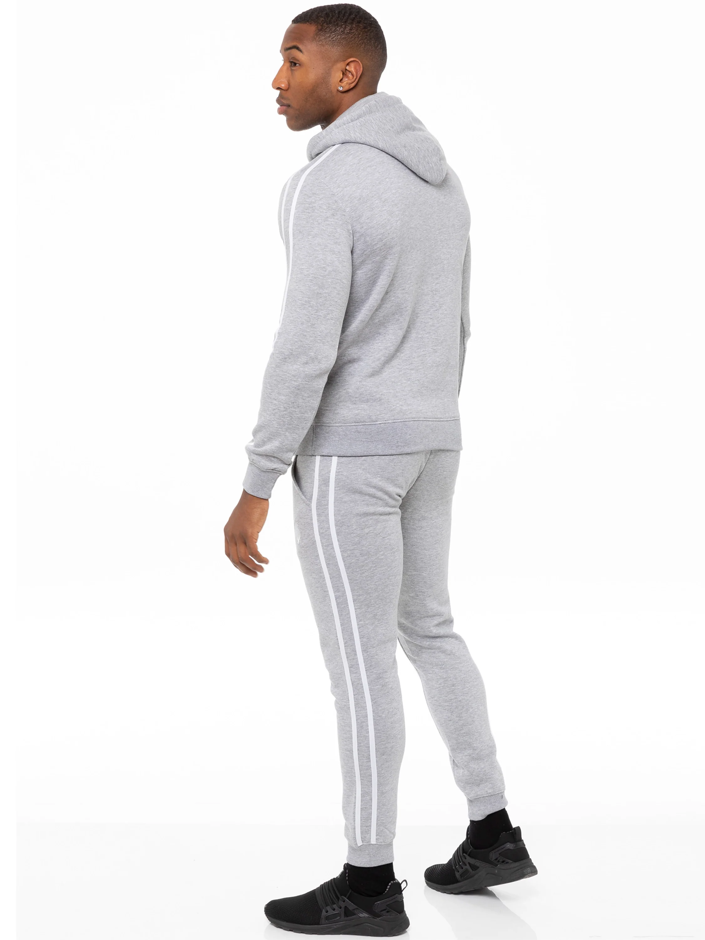 Logan Overhead Hoodie - Grey - Image 4