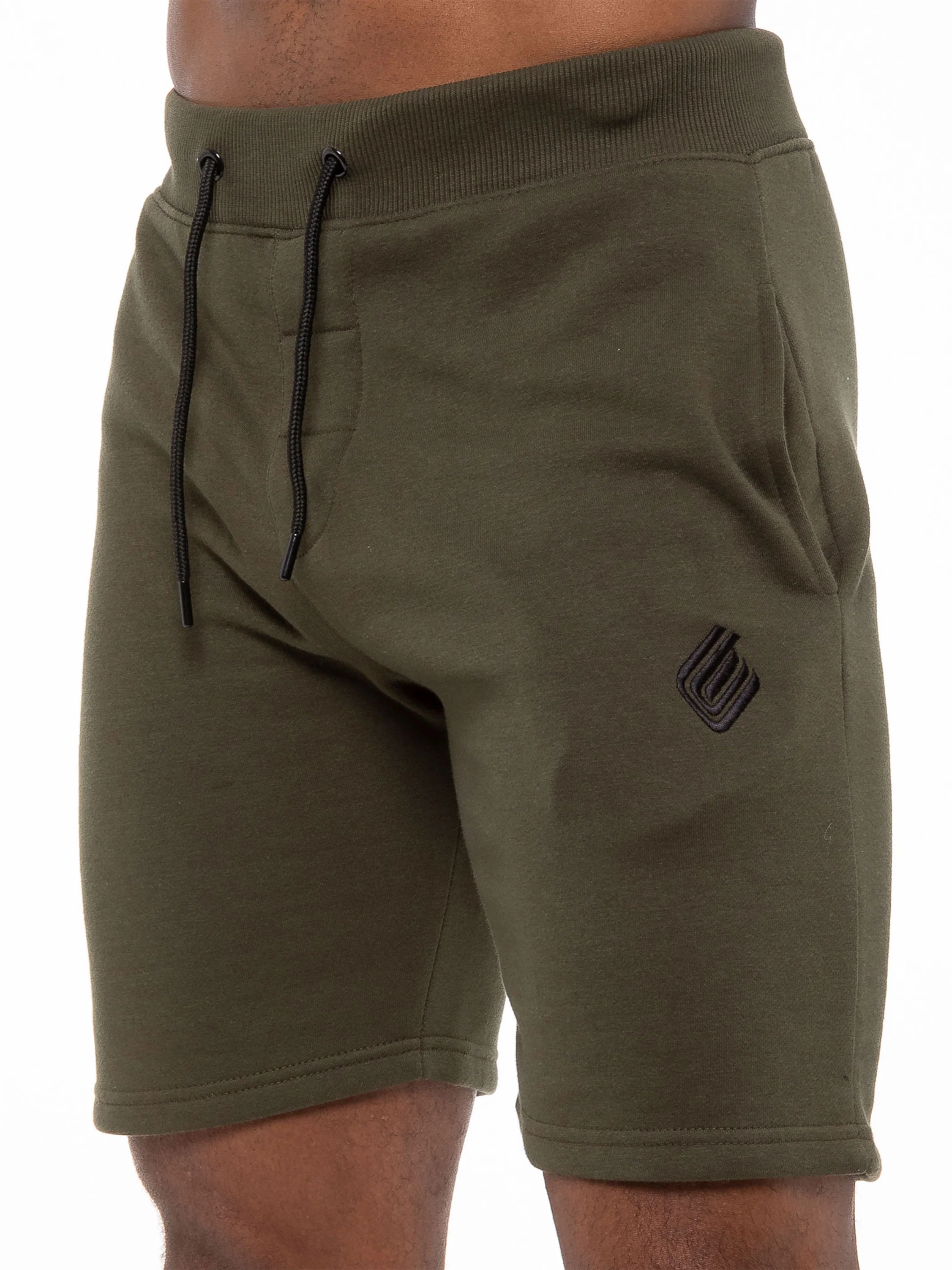 Lyon Relaxed Fleece Shorts - Khaki - Image 3