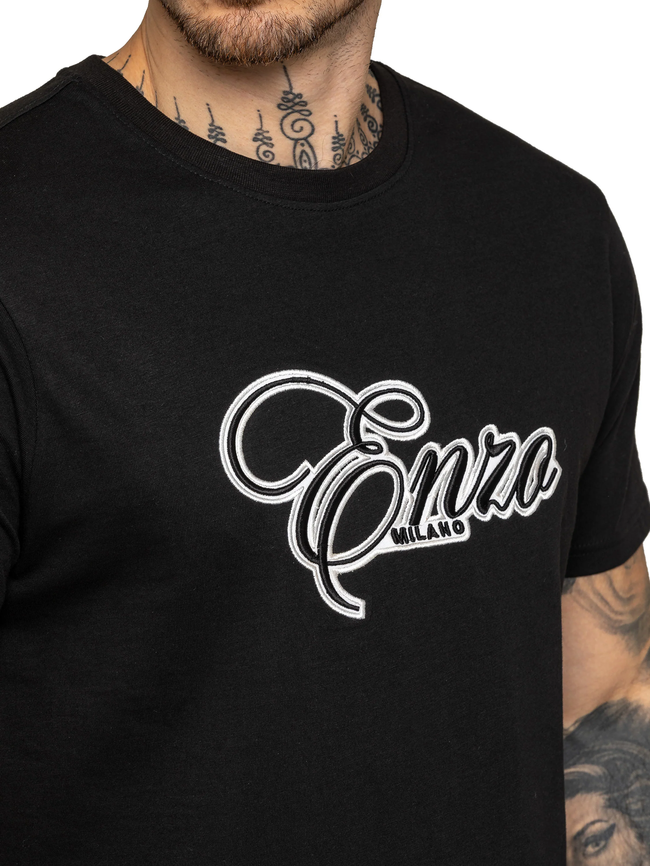 Marcos Signature T-Shirt - Black - Image 4