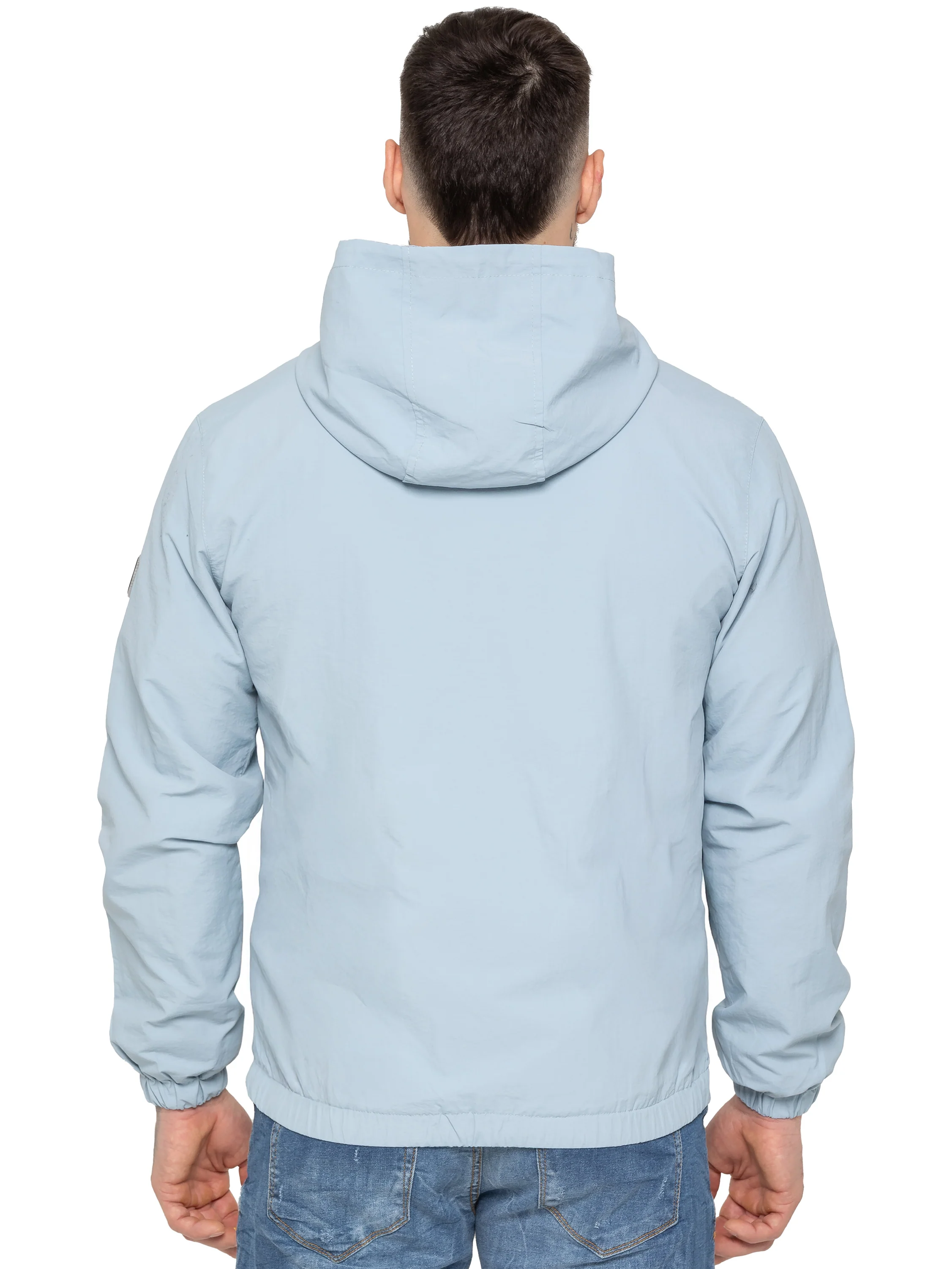 Mattia Windbreaker Jacket - Sky Blue - Image 4